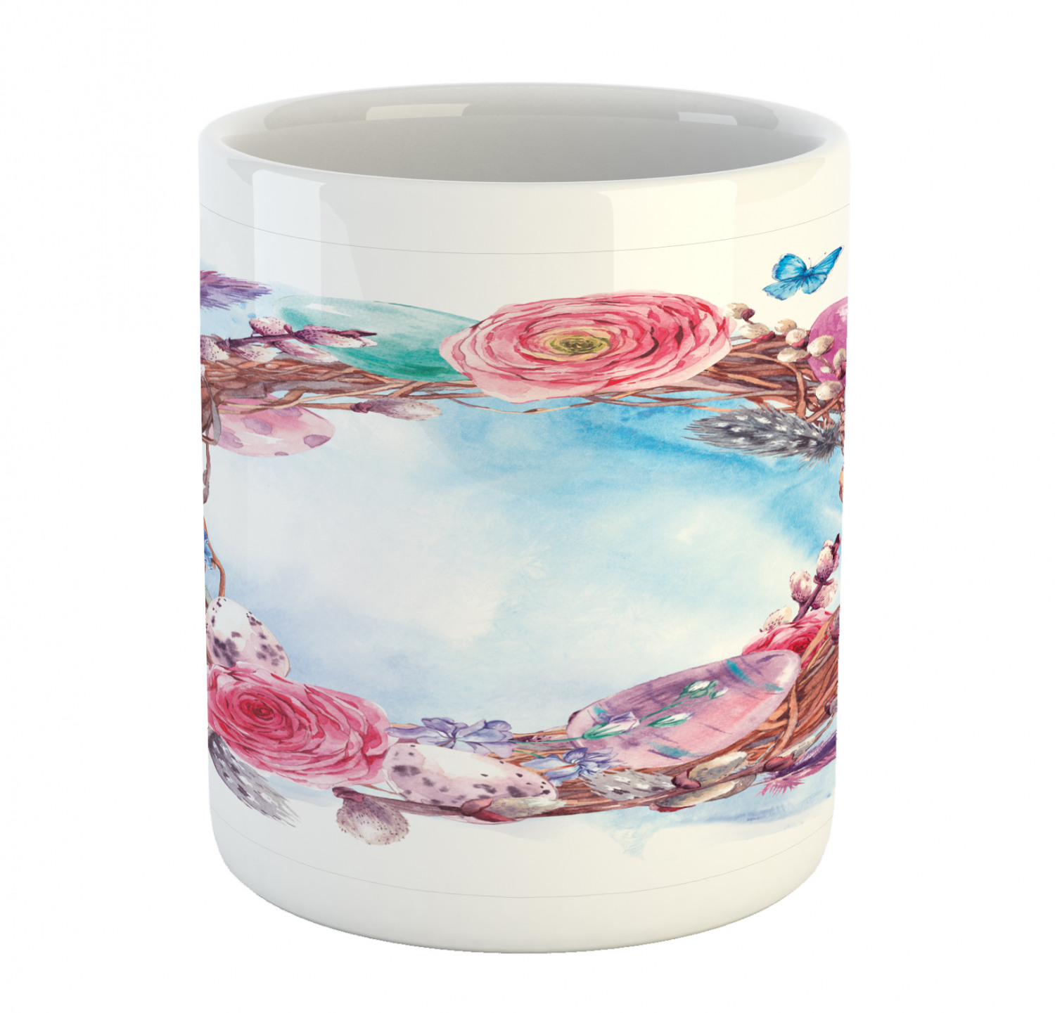 Ambesonne Flower Nature Ceramic Coffee Mug Cup for Water Tea Drinks, 11 oz - Picture 93 of 244