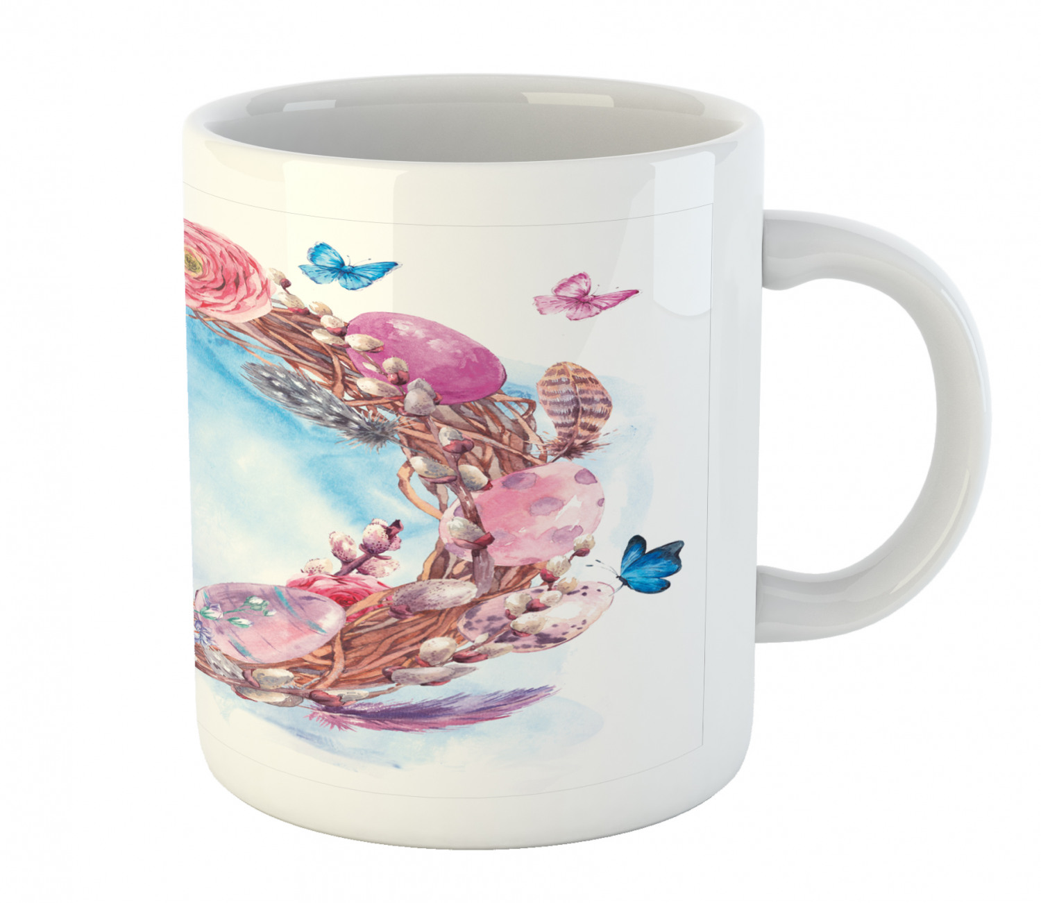 Ambesonne Flower Nature Ceramic Coffee Mug Cup for Water Tea Drinks, 11 oz - Picture 94 of 244