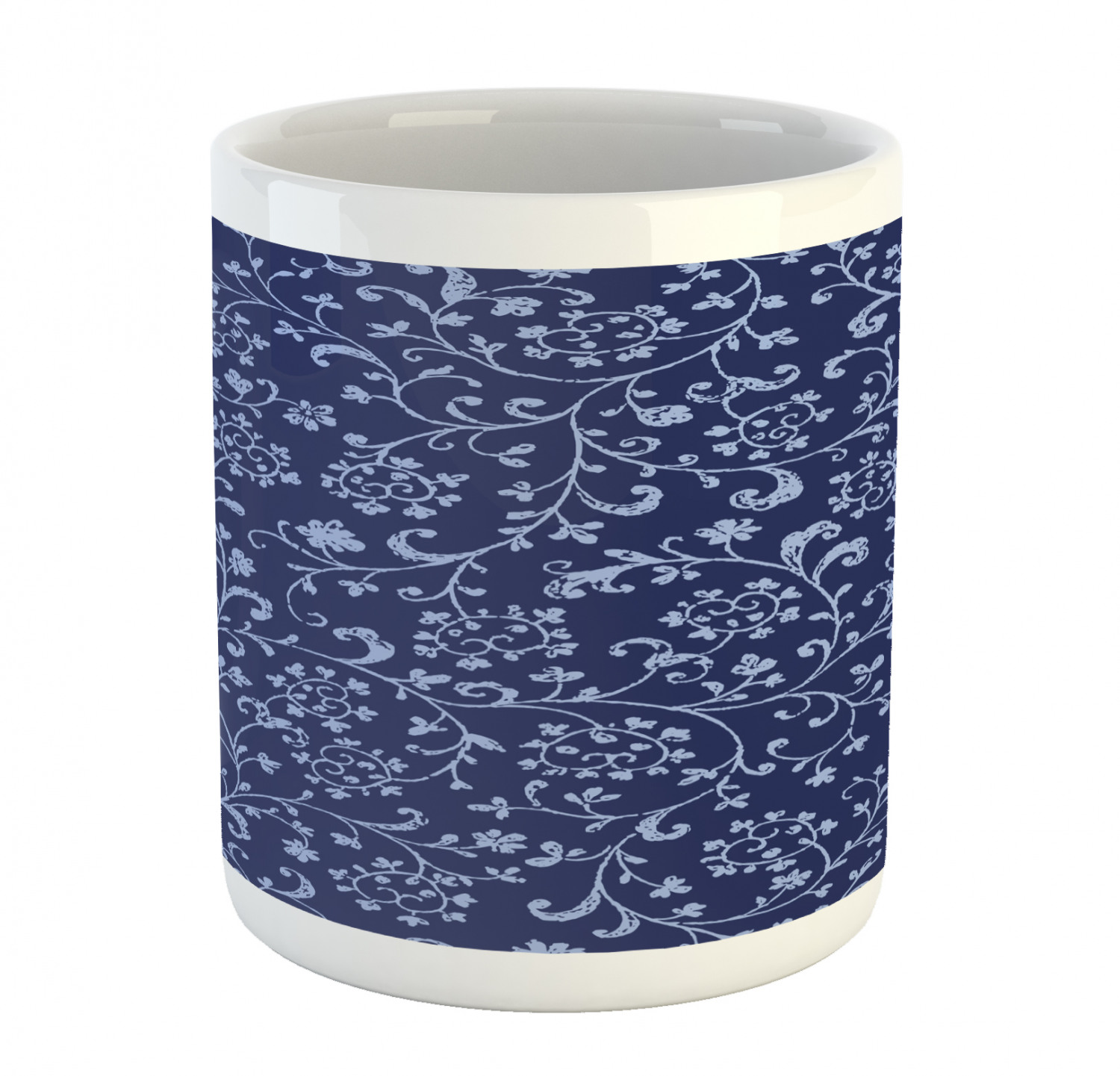 Floral Leaves Ceramic Coffee Mug Cup for Water Tea Drinks, 11 oz - Picture 13 of 244