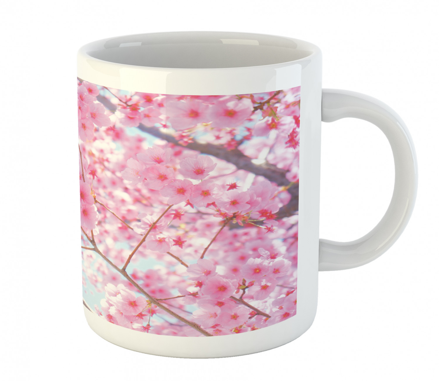 Floral Leaves Ceramic Coffee Mug Cup for Water Tea Drinks, 11 oz - Picture 122 of 244