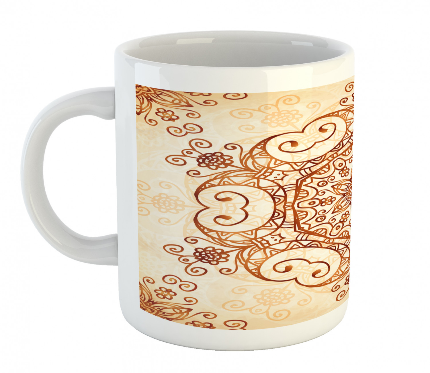 Ambesonne Vintage Home Ceramic Coffee Mug Cup for Water Tea Drinks, 11 oz - Picture 7 of 244