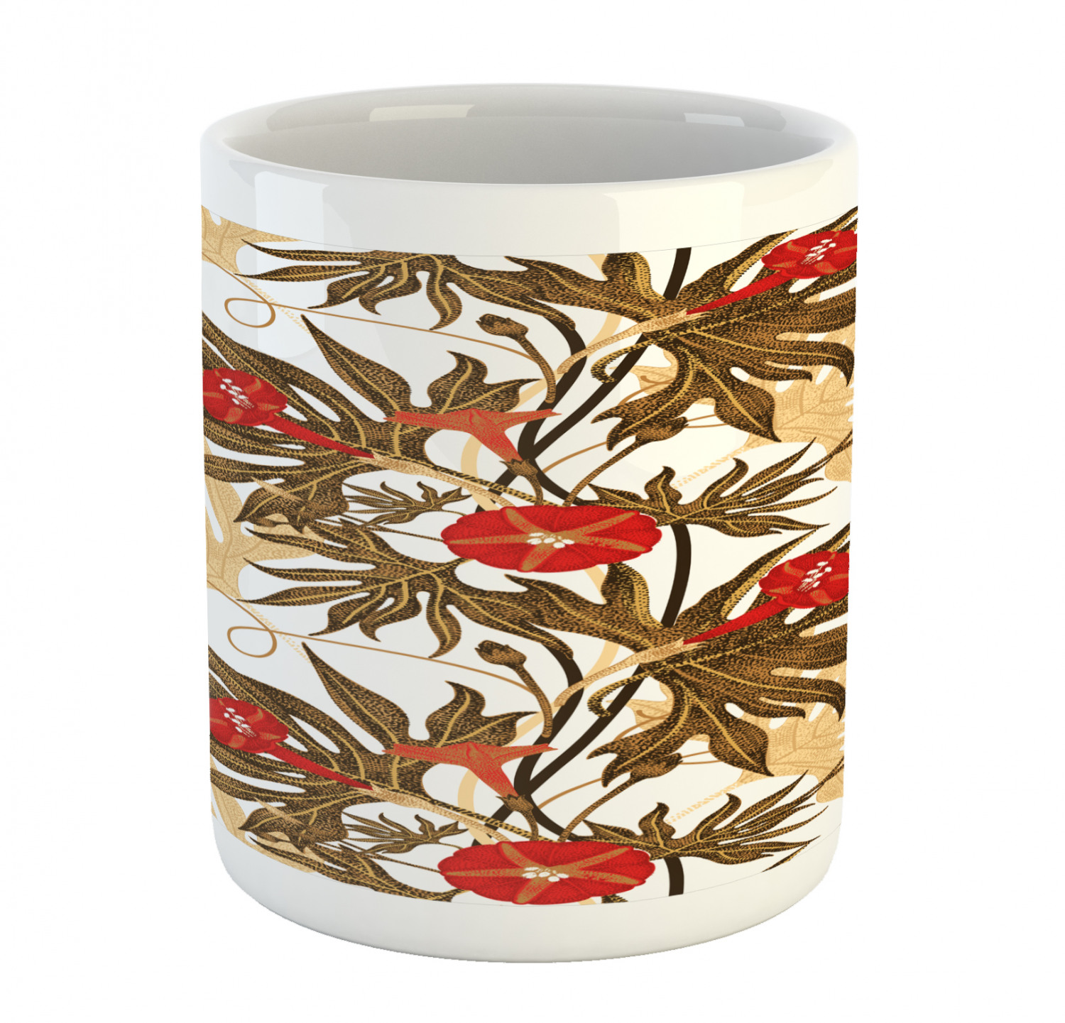 Ambesonne Vintage Home Ceramic Coffee Mug Cup for Water Tea Drinks, 11 oz - Picture 85 of 244