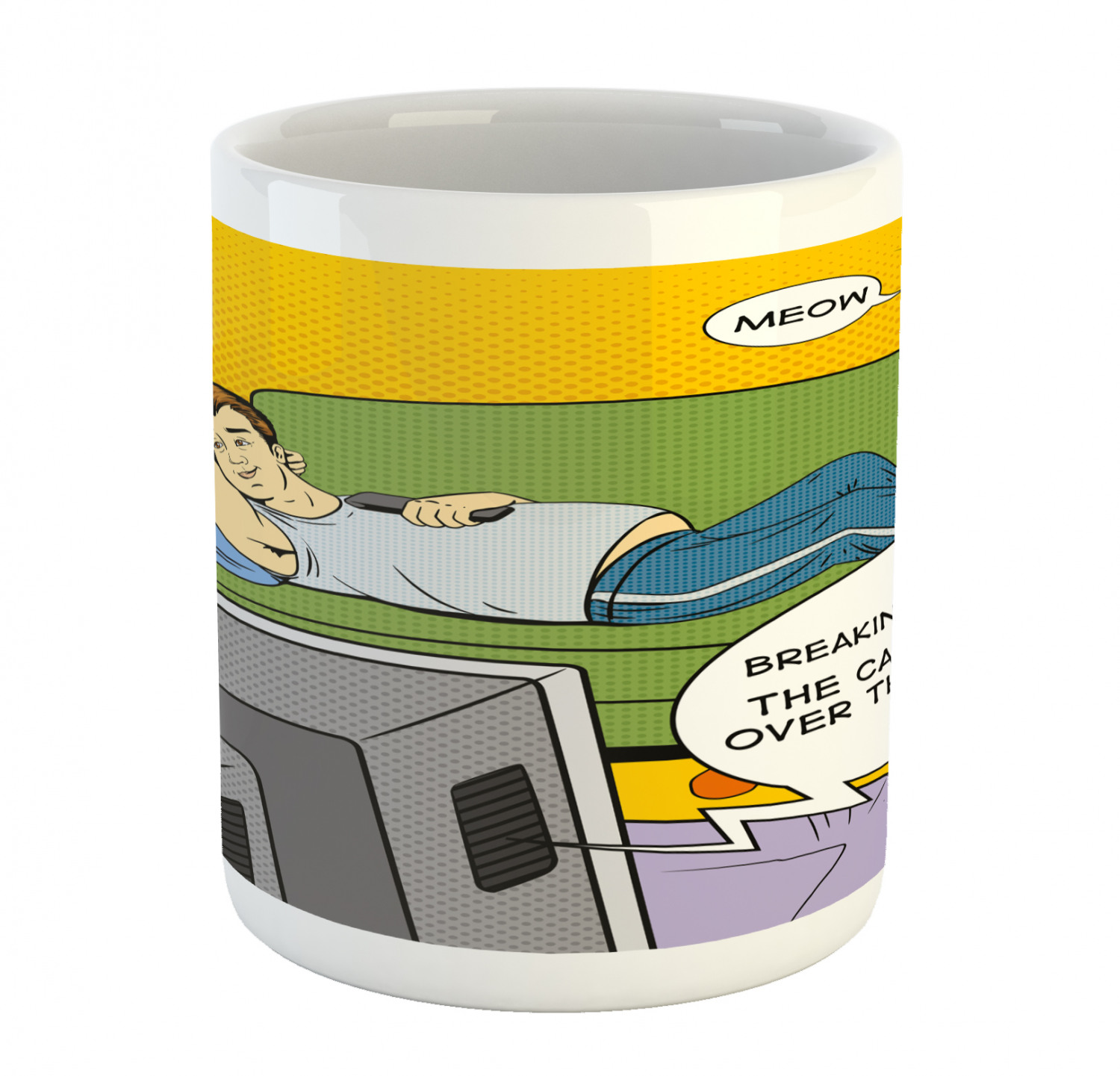 Ambesonne Vintage Home Ceramic Coffee Mug Cup for Water Tea Drinks, 11 oz - Picture 141 of 244