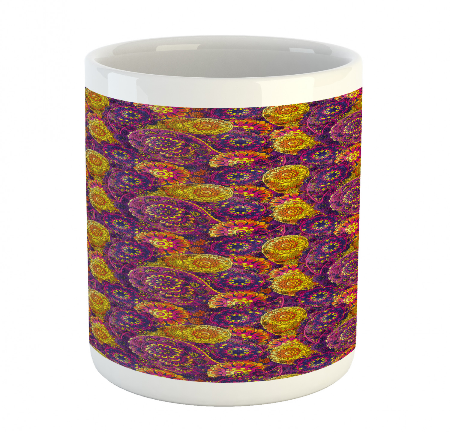 Ambesonne Vintage Home Ceramic Coffee Mug Cup for Water Tea Drinks, 11 oz - Picture 165 of 244