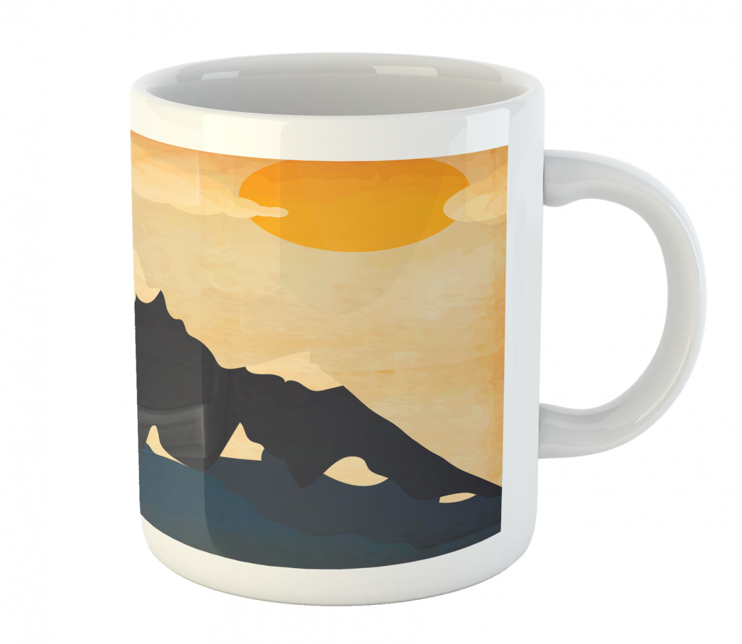 Ambesonne Vintage Home Ceramic Coffee Mug Cup for Water Tea Drinks, 11 oz - Picture 138 of 244