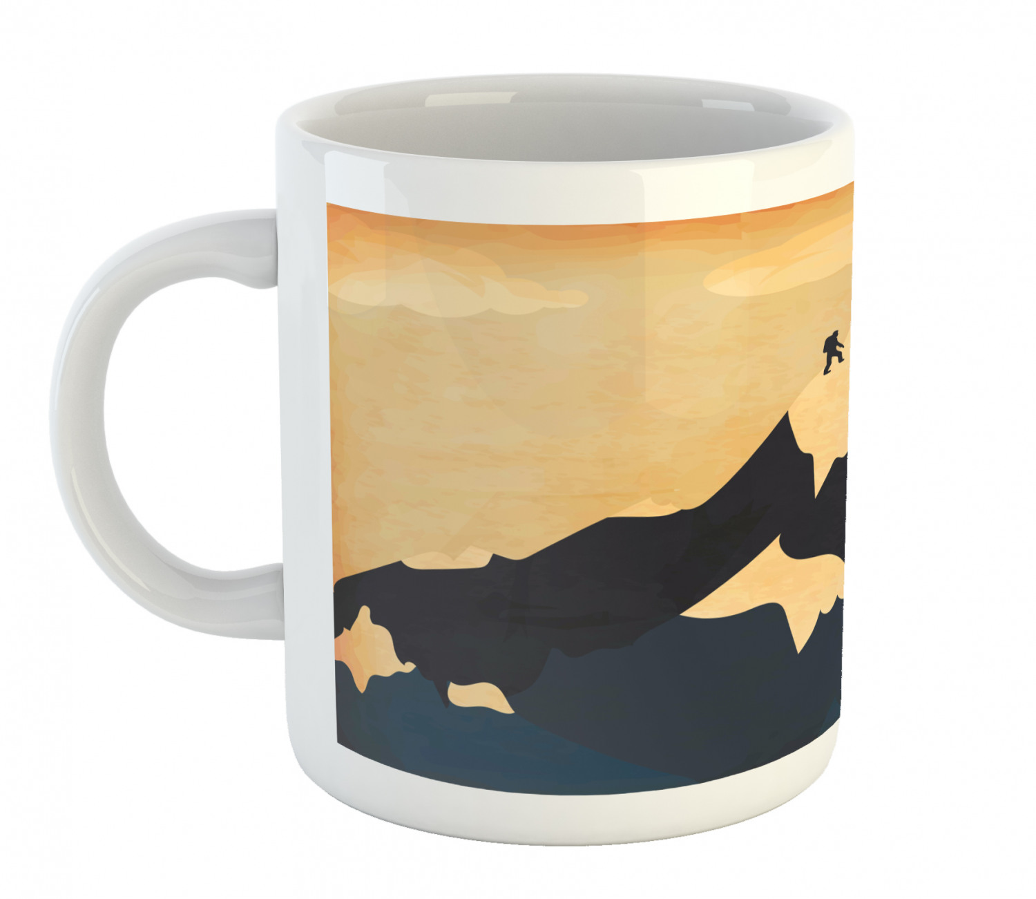 Ambesonne Vintage Home Ceramic Coffee Mug Cup for Water Tea Drinks, 11 oz - Picture 139 of 244
