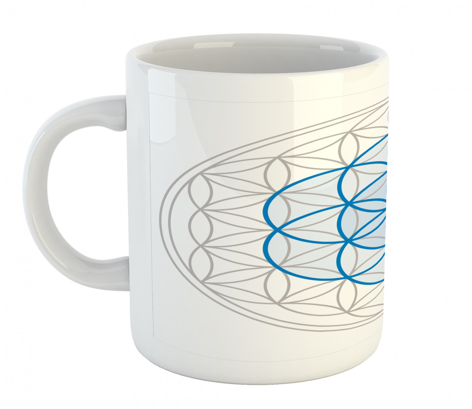 Ambesonne Flower Nature Ceramic Coffee Mug Cup for Water Tea Drinks, 11 oz - Picture 143 of 244