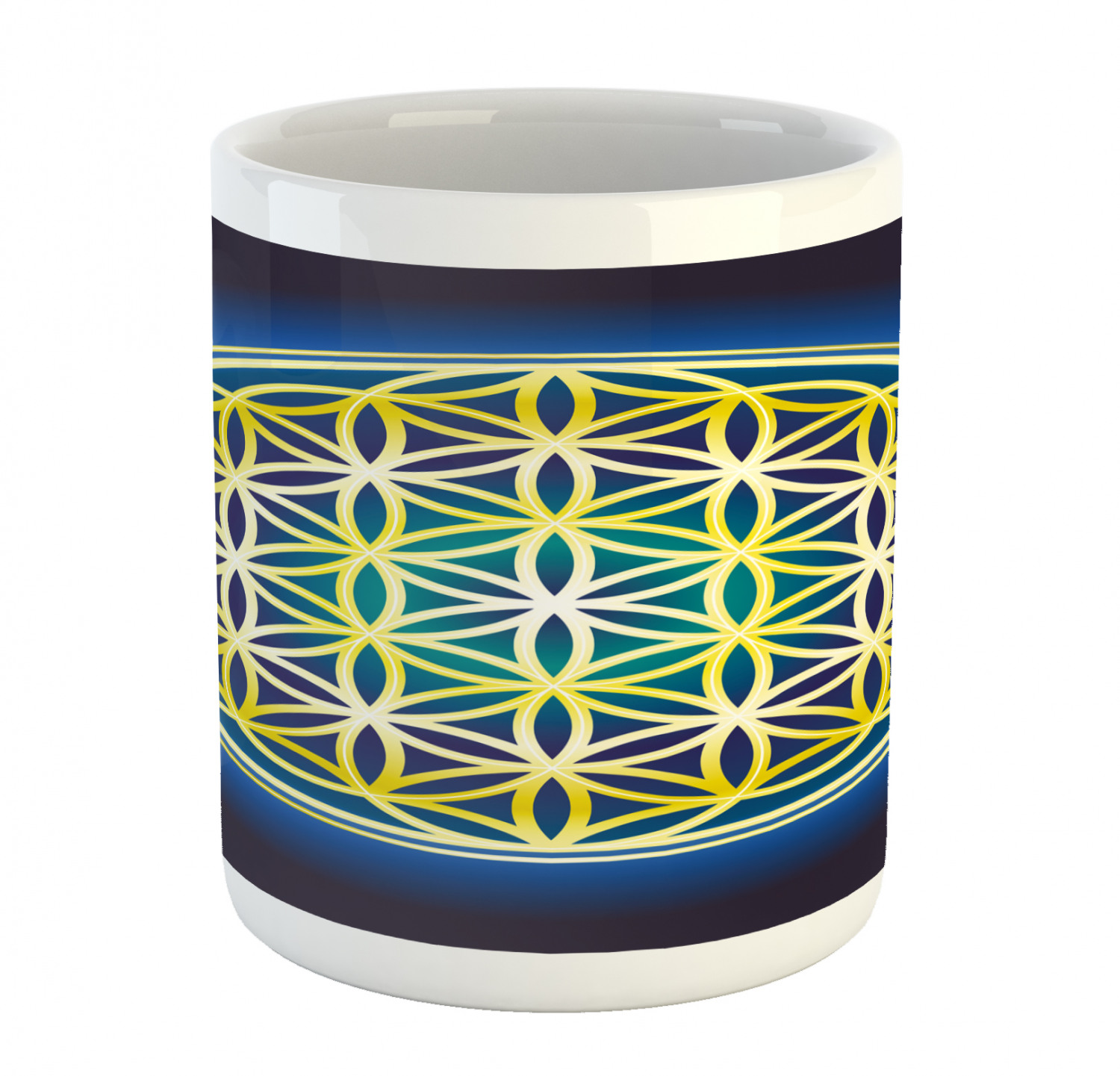 Ambesonne Flower Nature Ceramic Coffee Mug Cup for Water Tea Drinks, 11 oz - Picture 117 of 244
