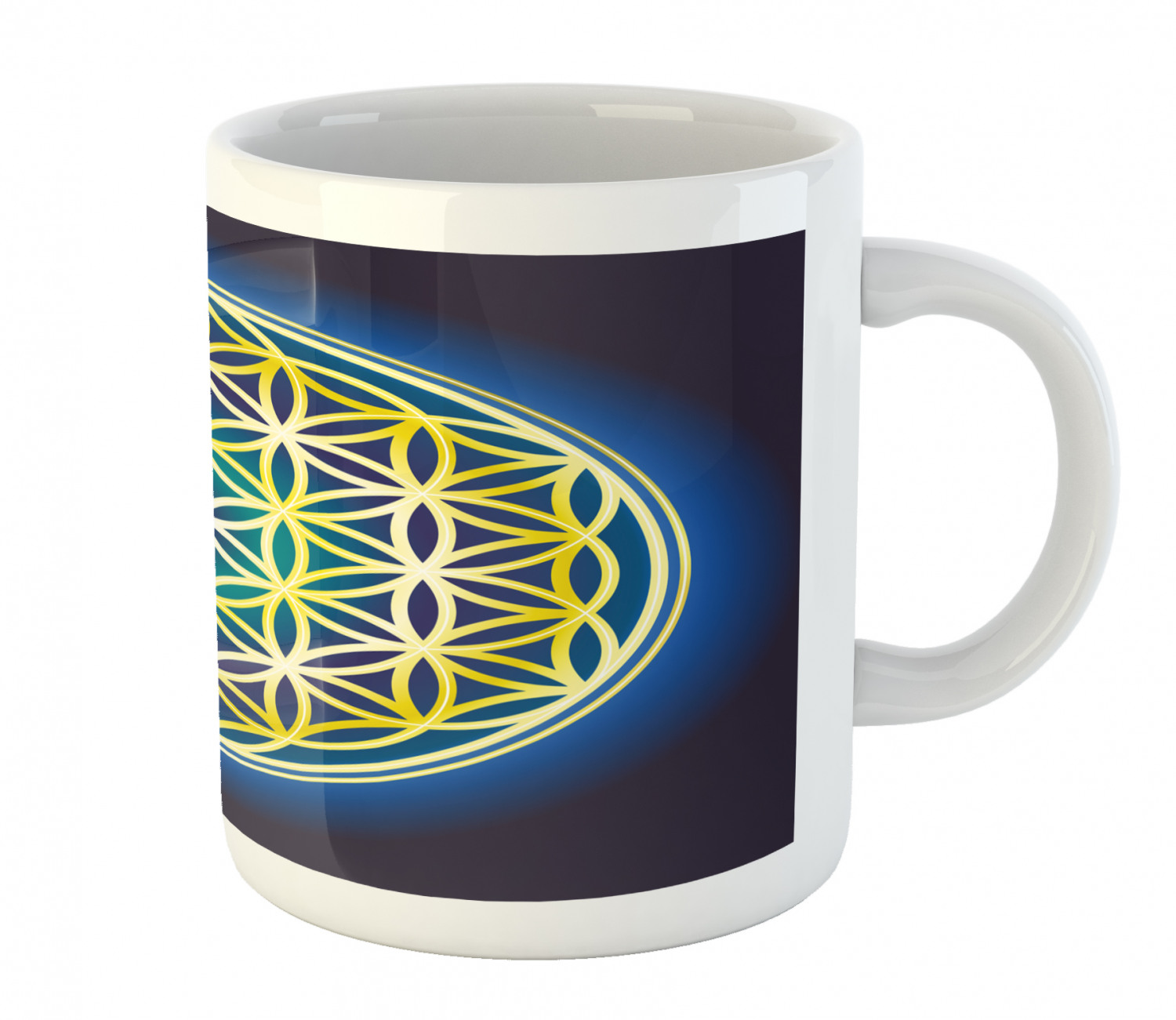 Ambesonne Flower Nature Ceramic Coffee Mug Cup for Water Tea Drinks, 11 oz - Picture 118 of 244