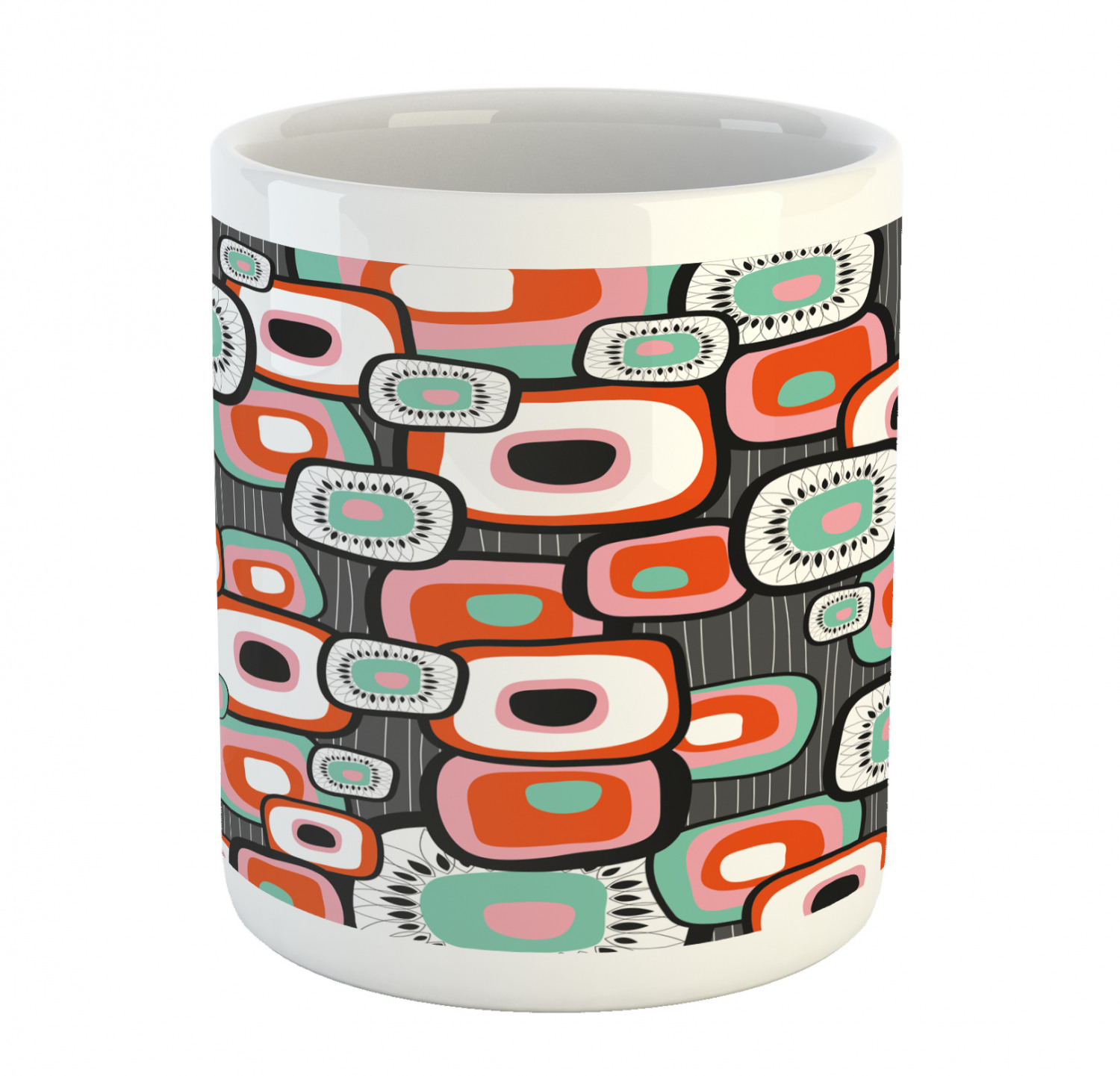 Ambesonne Vintage Home Ceramic Coffee Mug Cup for Water Tea Drinks, 11 oz - Picture 105 of 244