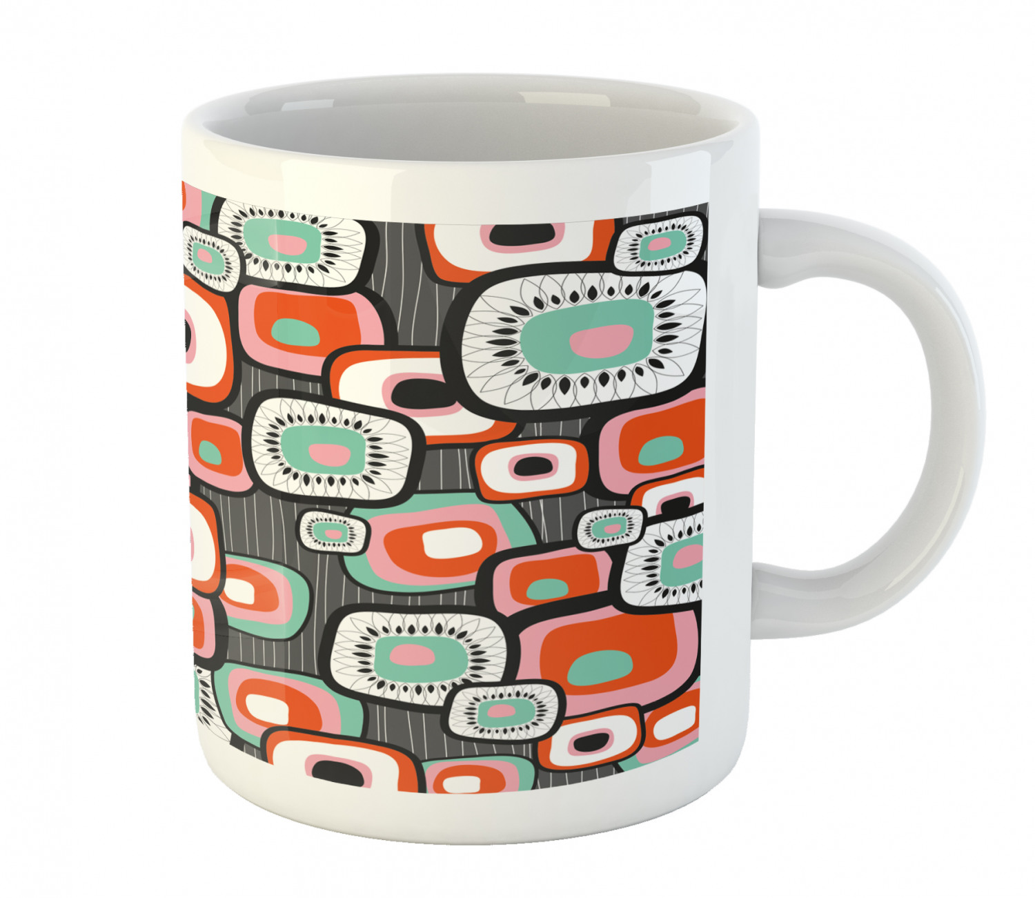Ambesonne Vintage Home Ceramic Coffee Mug Cup for Water Tea Drinks, 11 oz - Picture 106 of 244