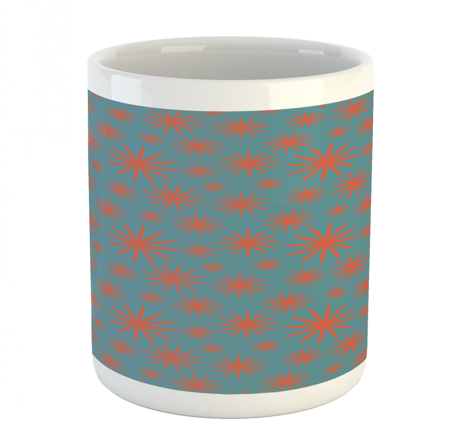Floral Leaves Ceramic Coffee Mug Cup for Water Tea Drinks, 11 oz - Picture 217 of 244