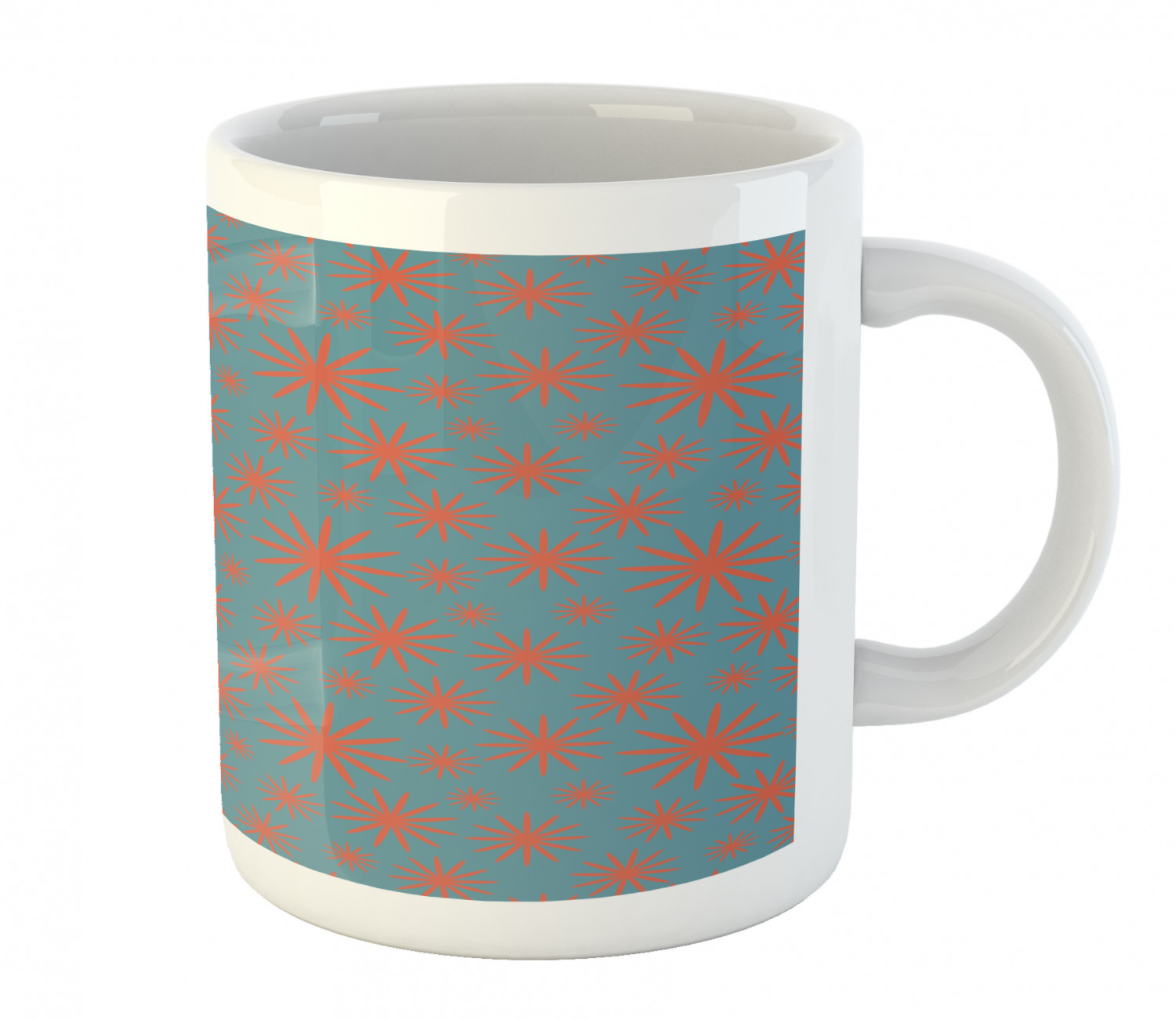 Floral Leaves Ceramic Coffee Mug Cup for Water Tea Drinks, 11 oz - Picture 218 of 244