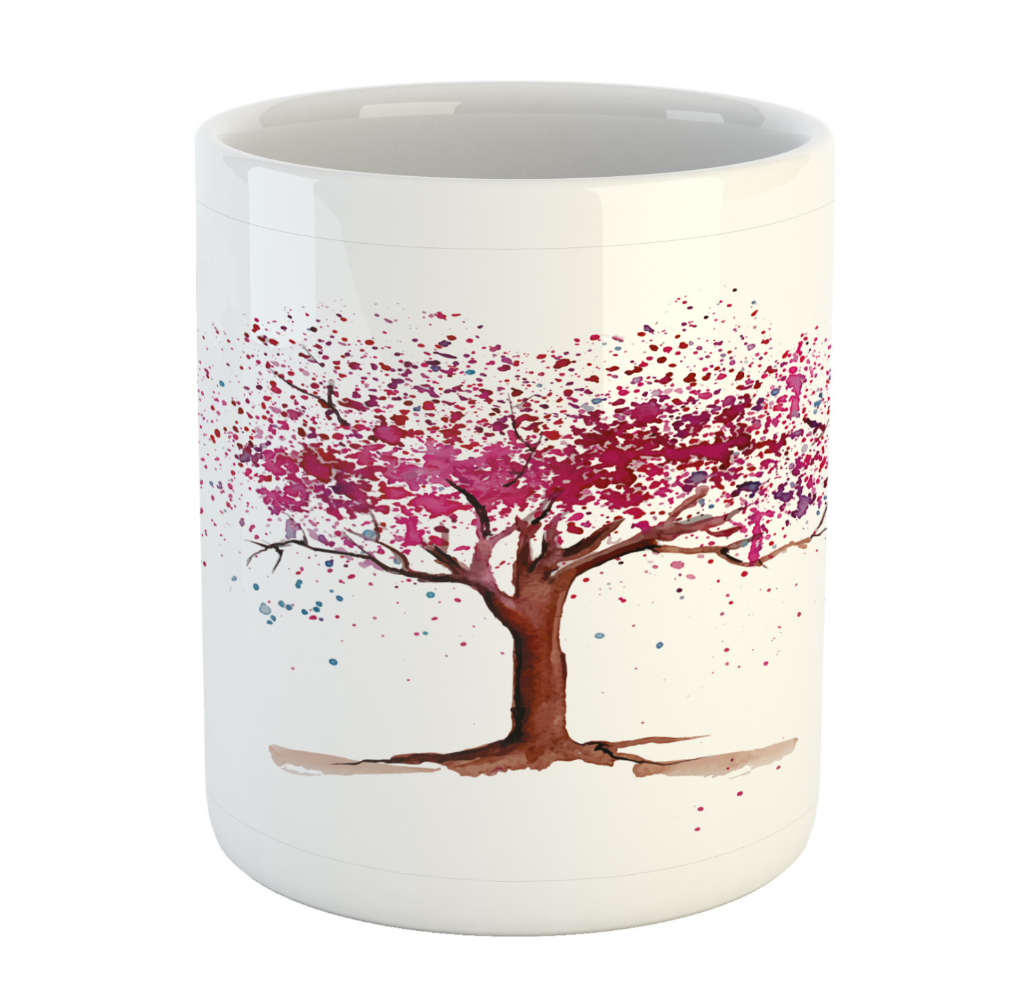 Floral Leaves Ceramic Coffee Mug Cup for Water Tea Drinks, 11 oz - Picture 25 of 244