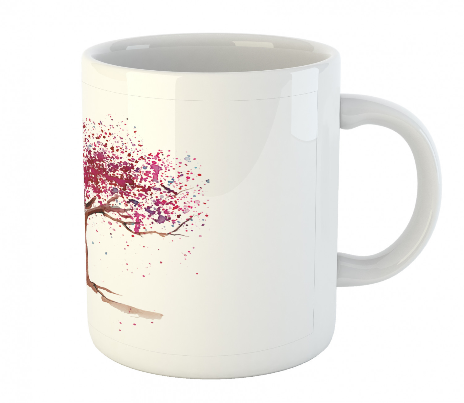 Floral Leaves Ceramic Coffee Mug Cup for Water Tea Drinks, 11 oz - Picture 26 of 244