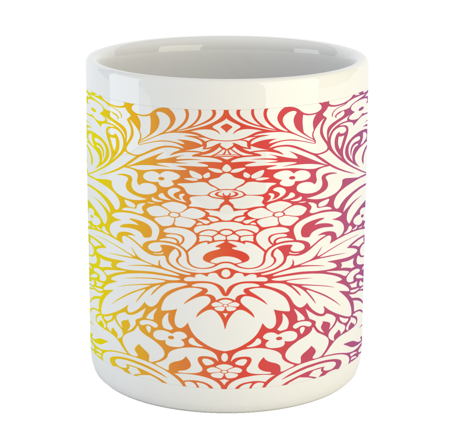 Floral Leaves Ceramic Coffee Mug Cup for Water Tea Drinks, 11 oz - Picture 41 of 244