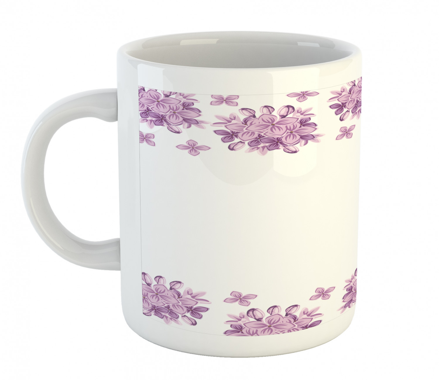 Floral Leaves Ceramic Coffee Mug Cup for Water Tea Drinks, 11 oz - Picture 135 of 244