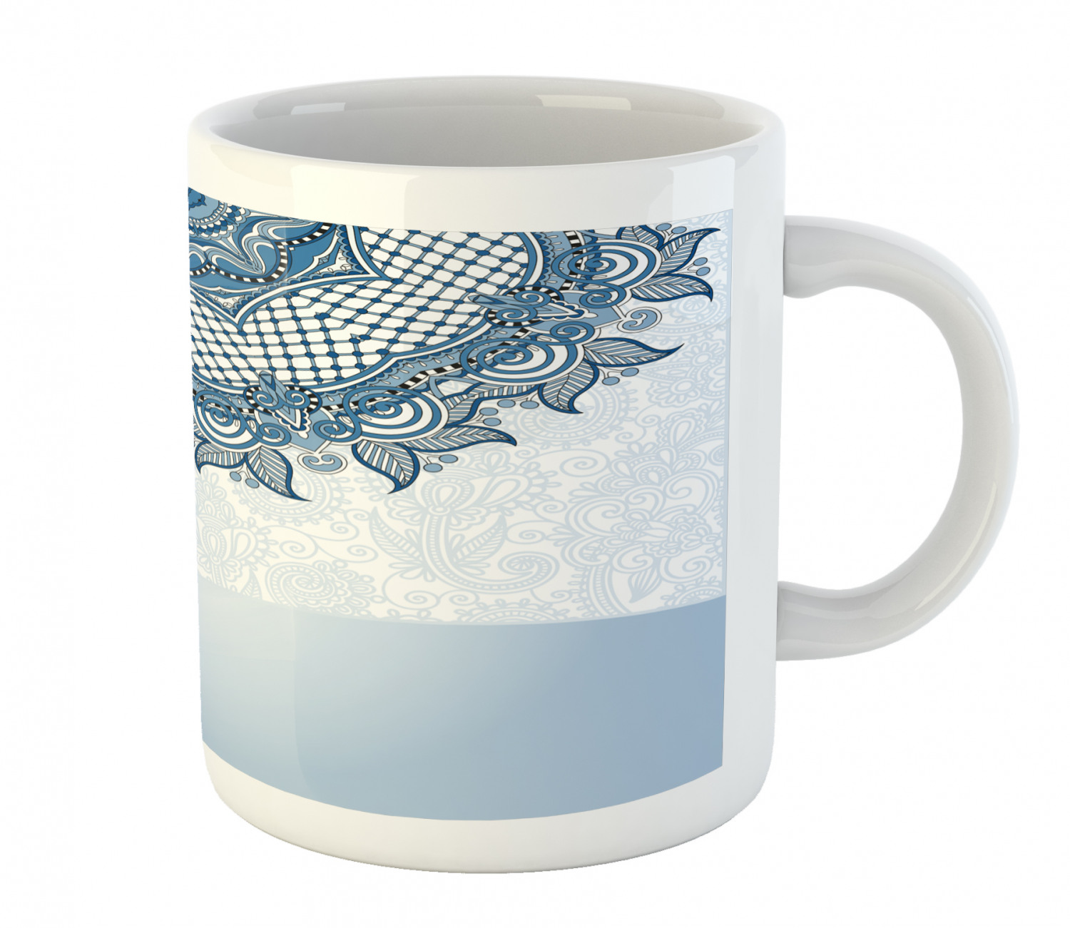 Ambesonne Vintage Home Ceramic Coffee Mug Cup for Water Tea Drinks, 11 oz - Picture 130 of 244