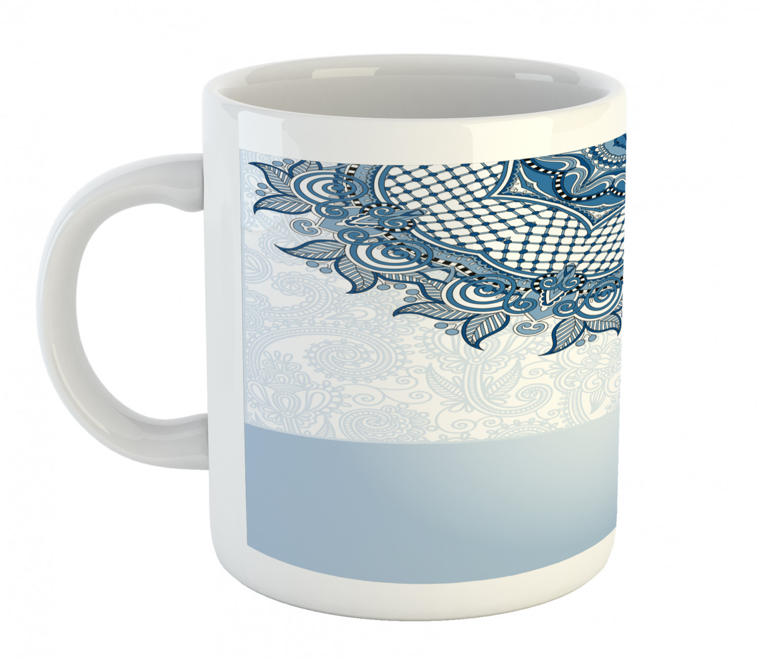 Ambesonne Vintage Home Ceramic Coffee Mug Cup for Water Tea Drinks, 11 oz - Picture 131 of 244