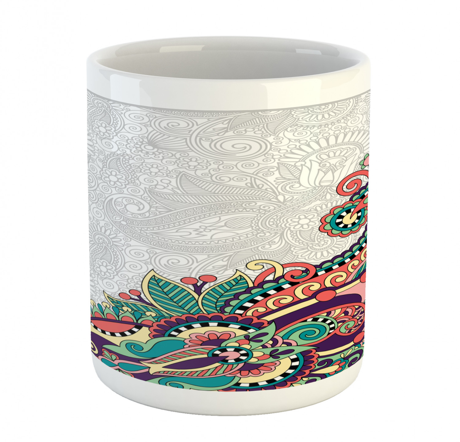 Ambesonne Flower Nature Ceramic Coffee Mug Cup for Water Tea Drinks, 11 oz - Picture 89 of 244