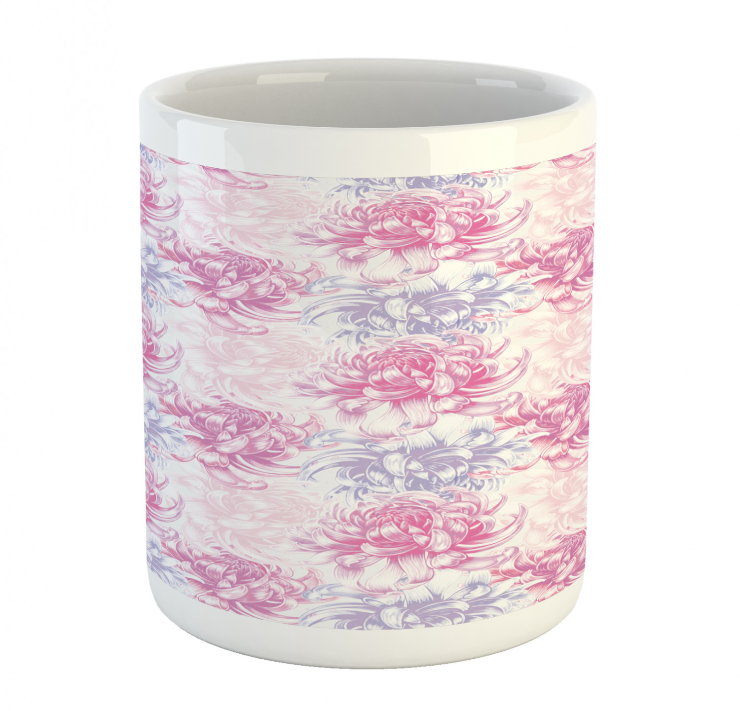 Ambesonne Flower Nature Ceramic Coffee Mug Cup for Water Tea Drinks, 11 oz - Picture 173 of 244