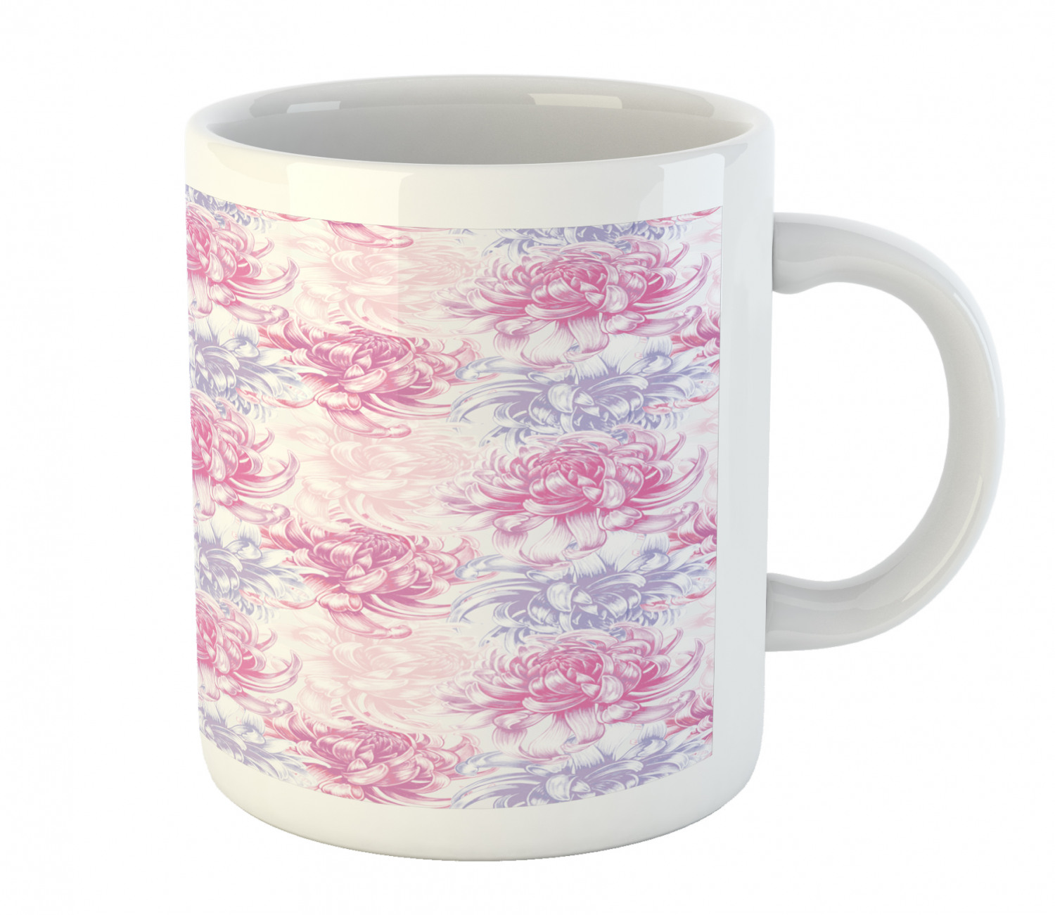 Ambesonne Flower Nature Ceramic Coffee Mug Cup for Water Tea Drinks, 11 oz - Picture 174 of 244