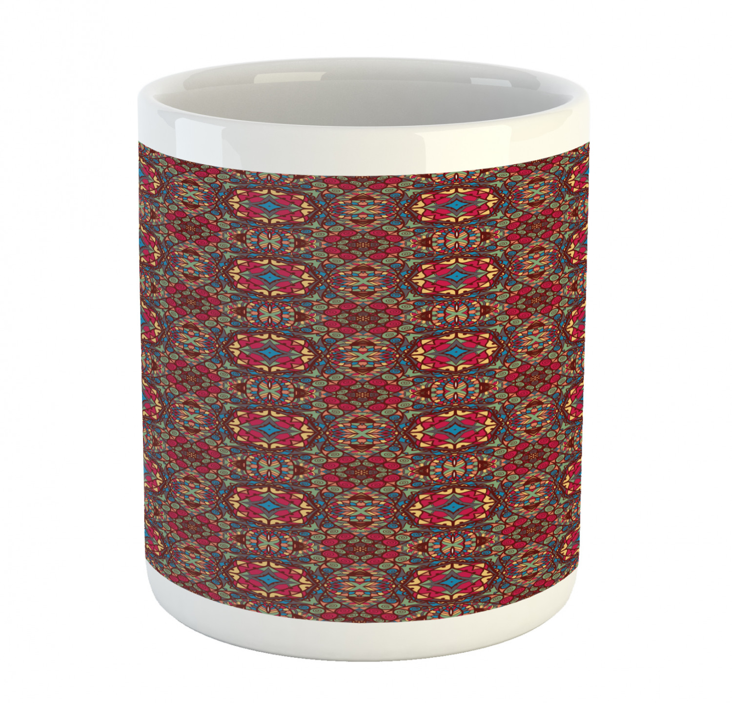 Ambesonne Vintage Home Ceramic Coffee Mug Cup for Water Tea Drinks, 11 oz - Picture 237 of 244