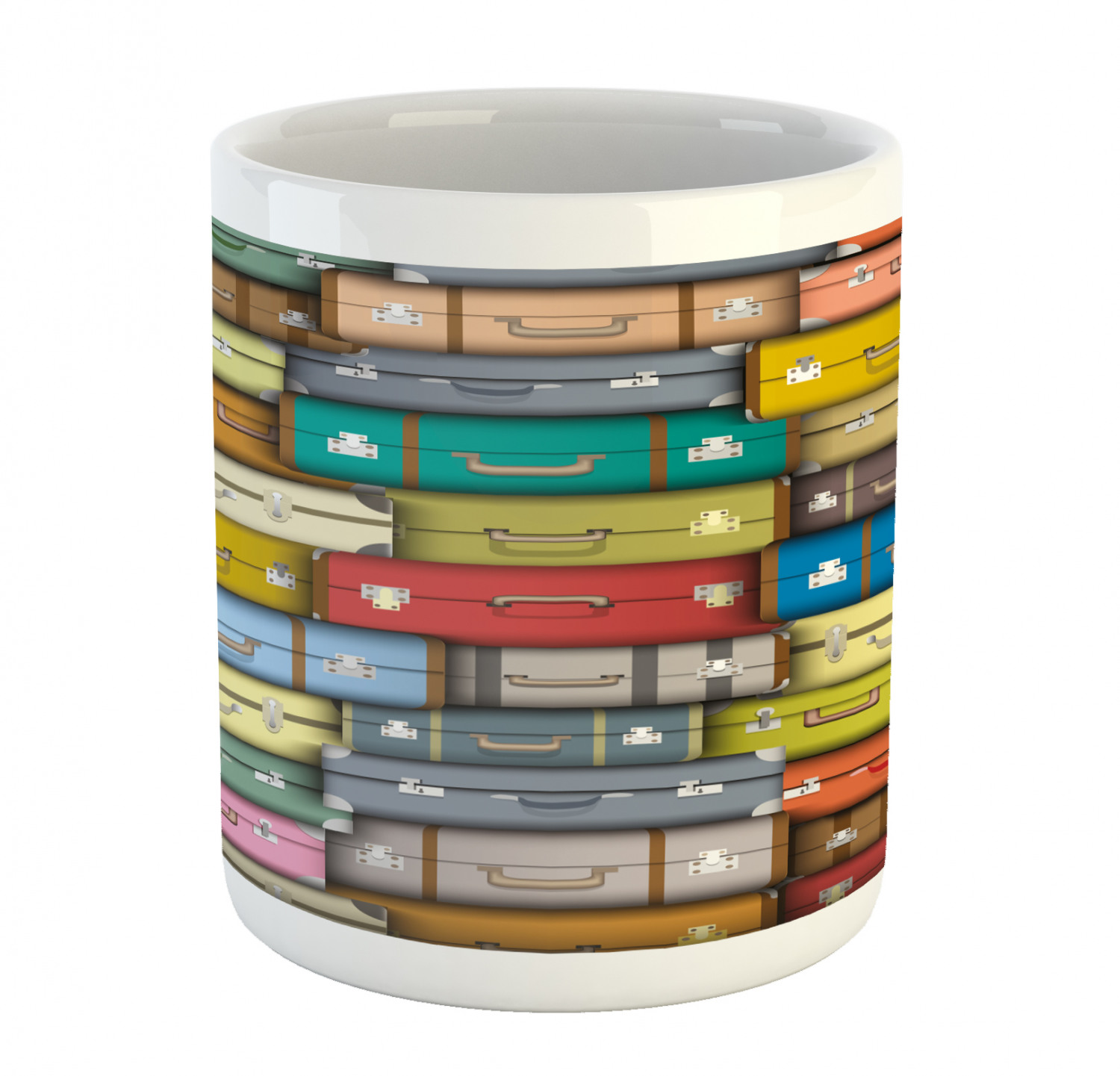 Ambesonne Vintage Home Ceramic Coffee Mug Cup for Water Tea Drinks, 11 oz - Picture 49 of 244