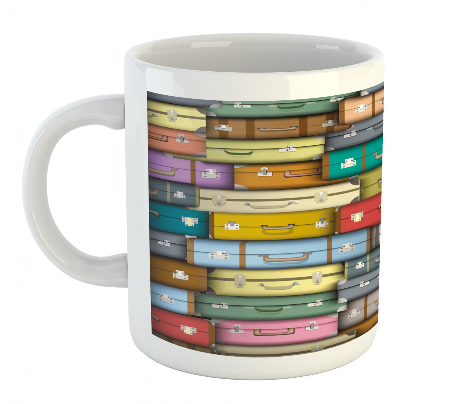 Ambesonne Vintage Home Ceramic Coffee Mug Cup for Water Tea Drinks, 11 oz - Picture 51 of 244