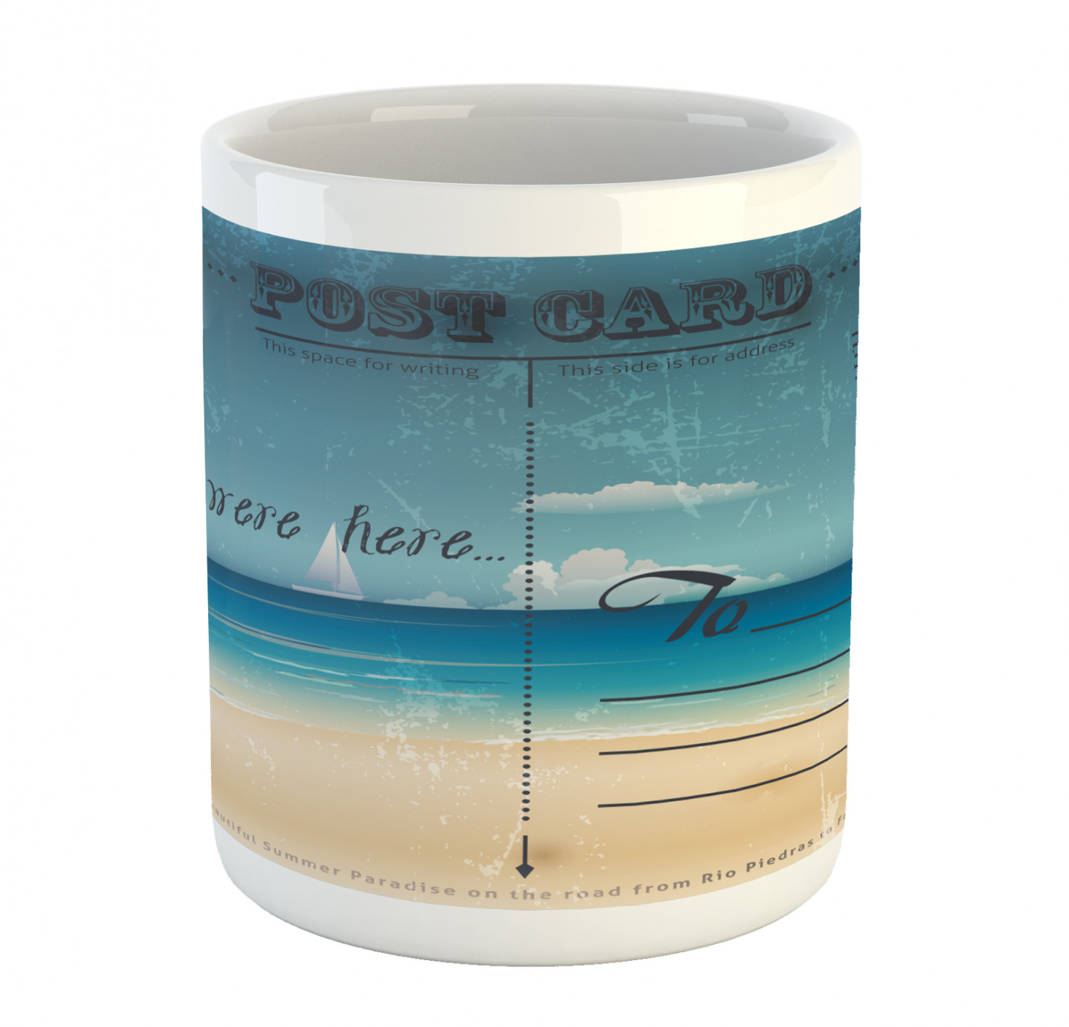 Ambesonne Vintage Home Ceramic Coffee Mug Cup for Water Tea Drinks, 11 oz - Picture 221 of 244
