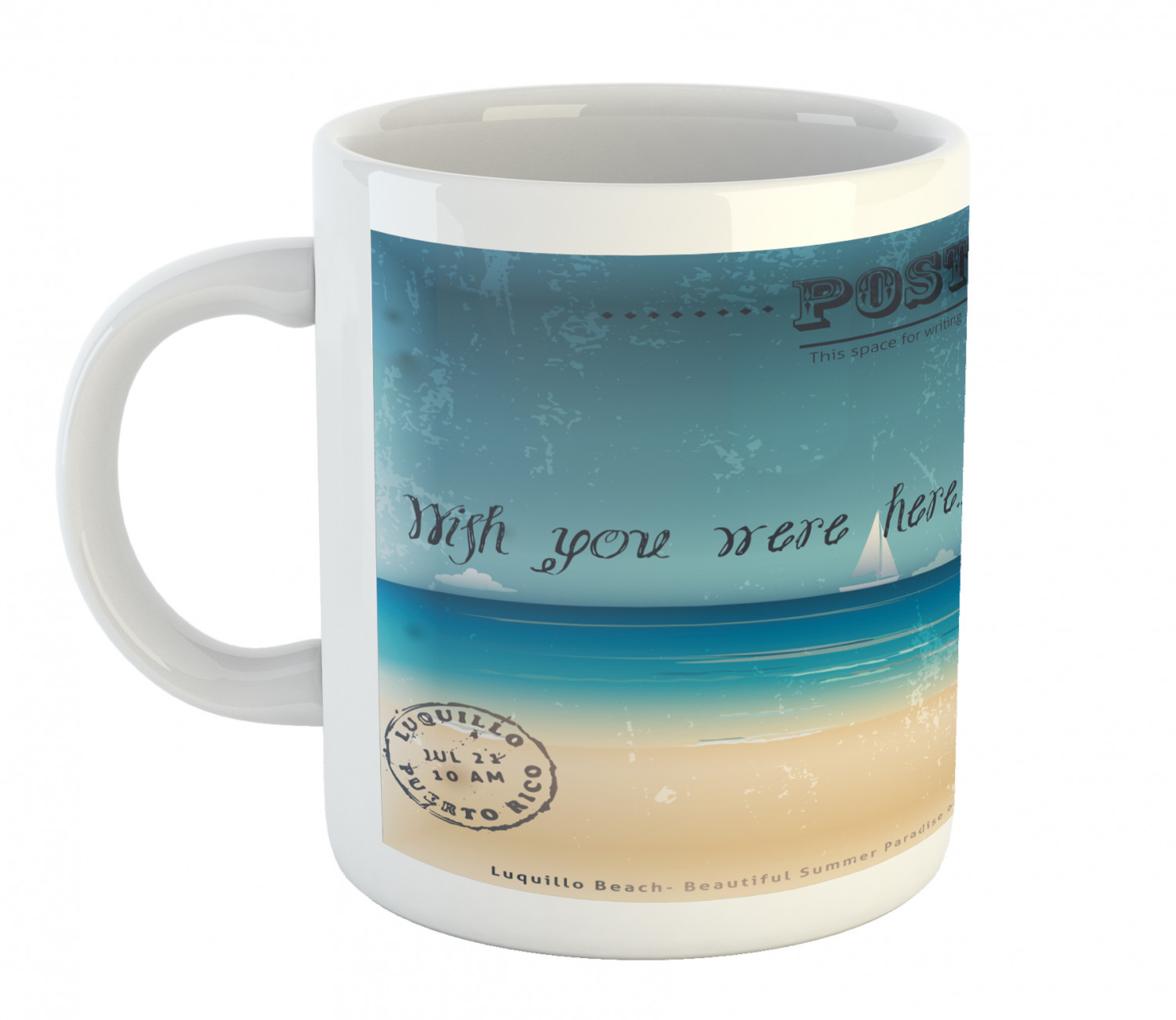 Ambesonne Vintage Home Ceramic Coffee Mug Cup for Water Tea Drinks, 11 oz - Picture 223 of 244