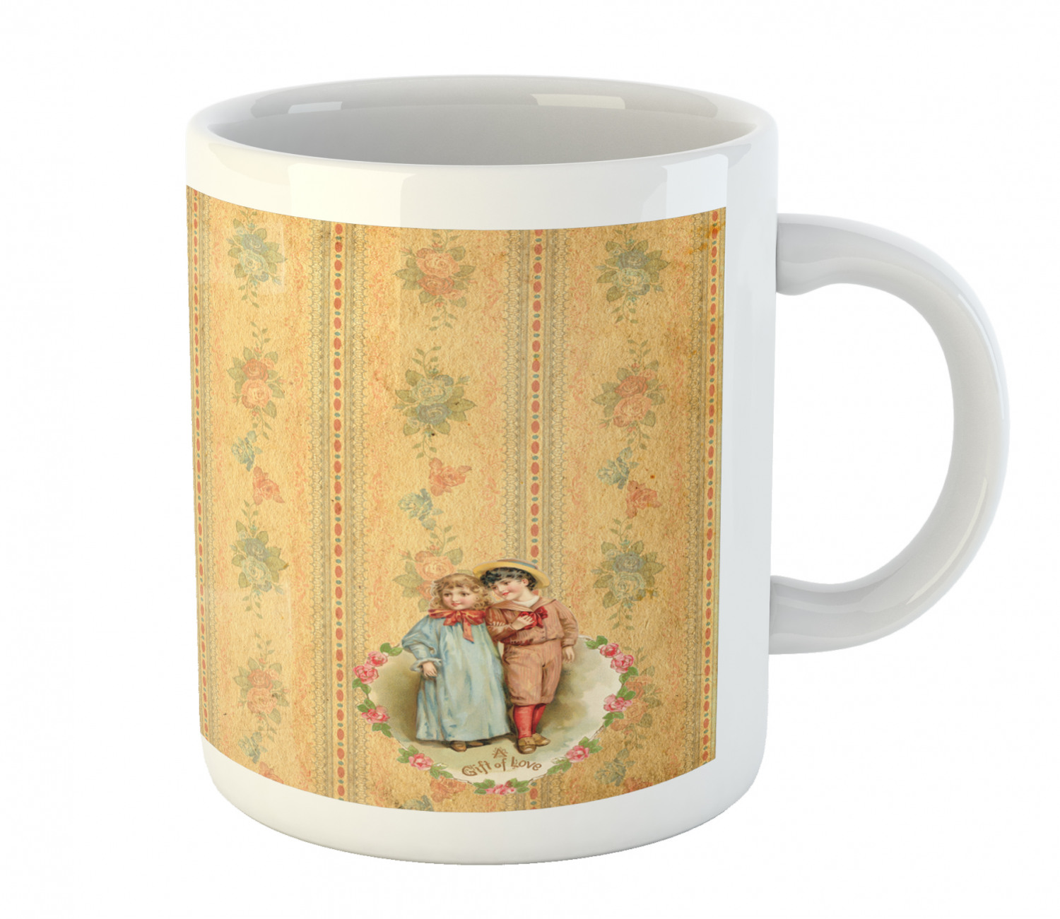 Ambesonne Vintage Home Ceramic Coffee Mug Cup for Water Tea Drinks, 11 oz - Picture 206 of 244