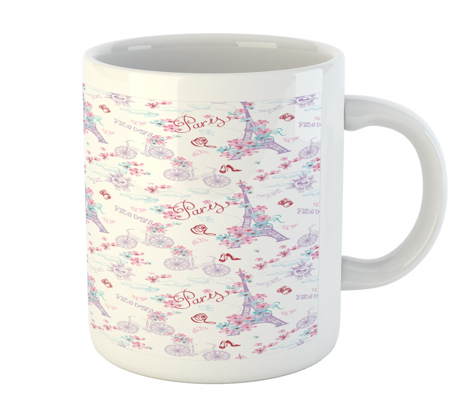 Ambesonne Vintage Home Ceramic Coffee Mug Cup for Water Tea Drinks, 11 oz - Picture 74 of 244
