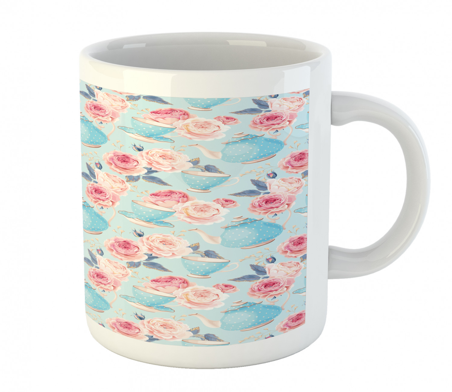 Ambesonne Vintage Home Ceramic Coffee Mug Cup for Water Tea Drinks, 11 oz - Picture 102 of 244