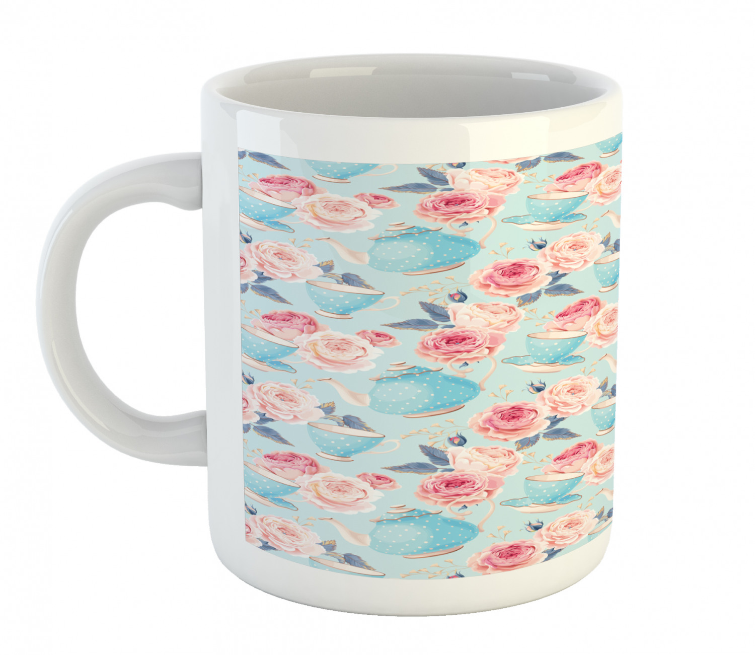 Ambesonne Vintage Home Ceramic Coffee Mug Cup for Water Tea Drinks, 11 oz - Picture 103 of 244