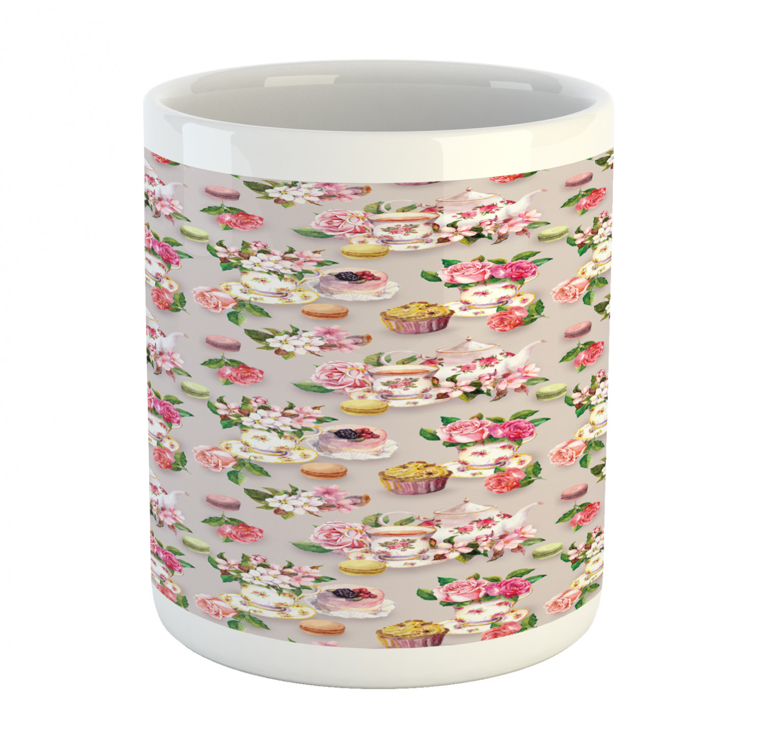 Ambesonne Vintage Home Ceramic Coffee Mug Cup for Water Tea Drinks, 11 oz - Picture 21 of 244