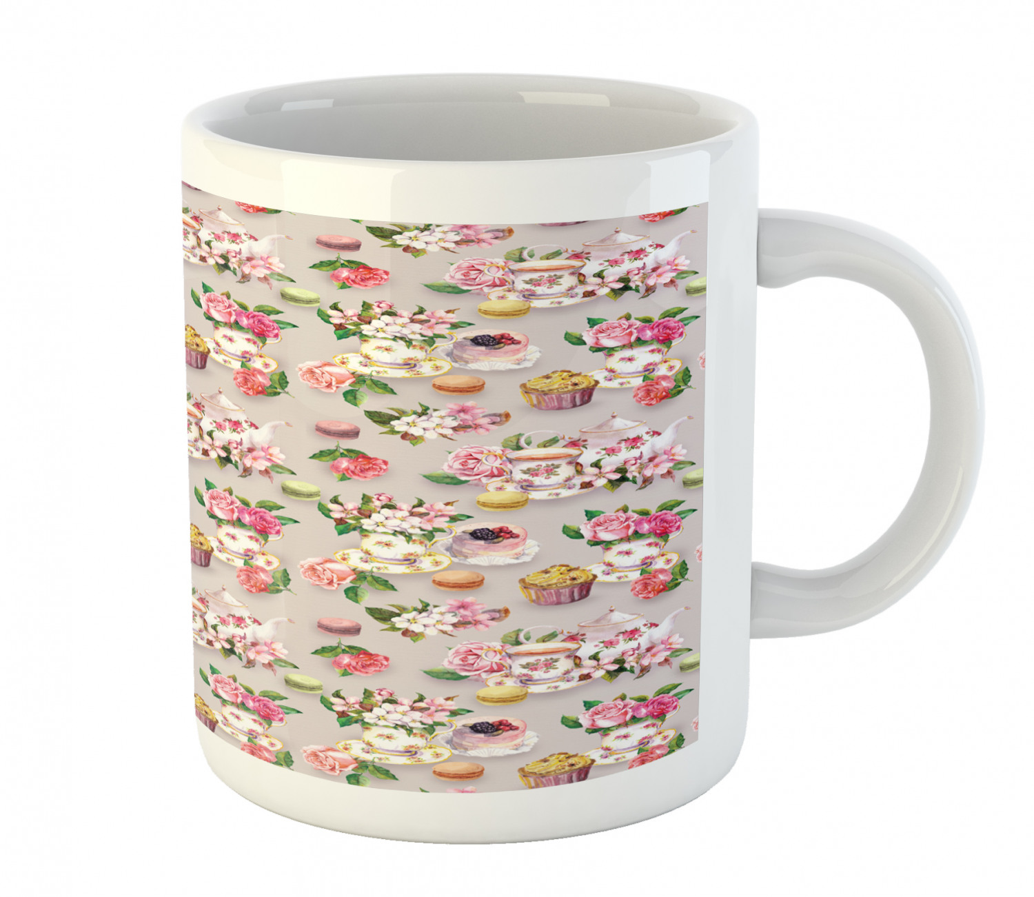 Ambesonne Vintage Home Ceramic Coffee Mug Cup for Water Tea Drinks, 11 oz - Picture 22 of 244
