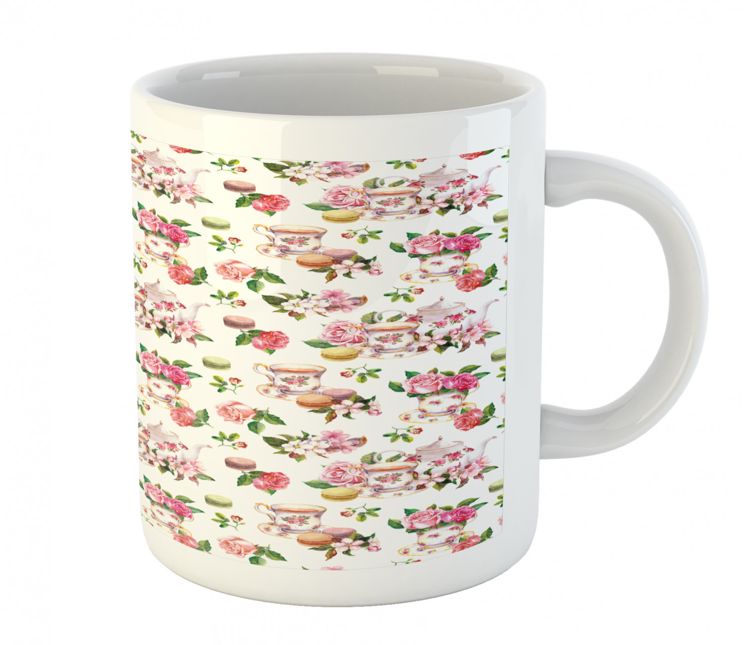 Ambesonne Vintage Home Ceramic Coffee Mug Cup for Water Tea Drinks, 11 oz - Picture 54 of 244