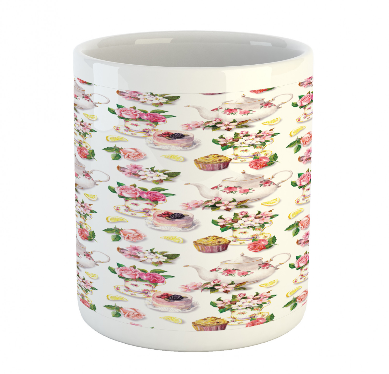 Ambesonne Vintage Home Ceramic Coffee Mug Cup for Water Tea Drinks, 11 oz - Picture 61 of 244