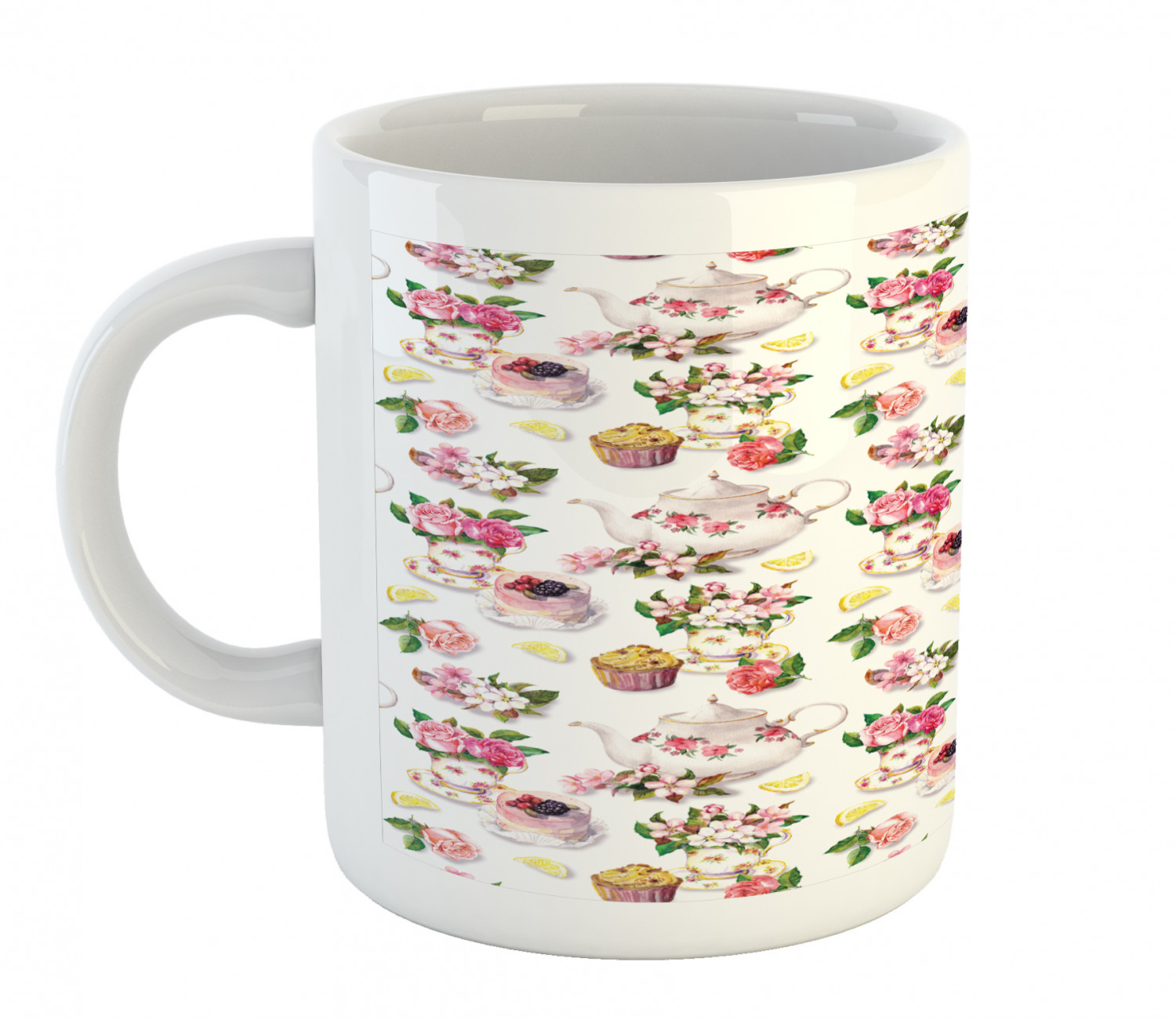 Ambesonne Vintage Home Ceramic Coffee Mug Cup for Water Tea Drinks, 11 oz - Picture 63 of 244