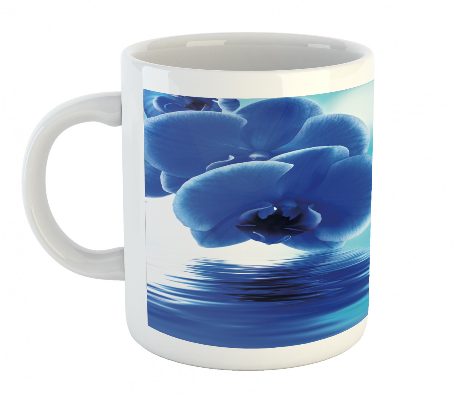 Ambesonne Flower Nature Ceramic Coffee Mug Cup for Water Tea Drinks, 11 oz - Picture 135 of 244