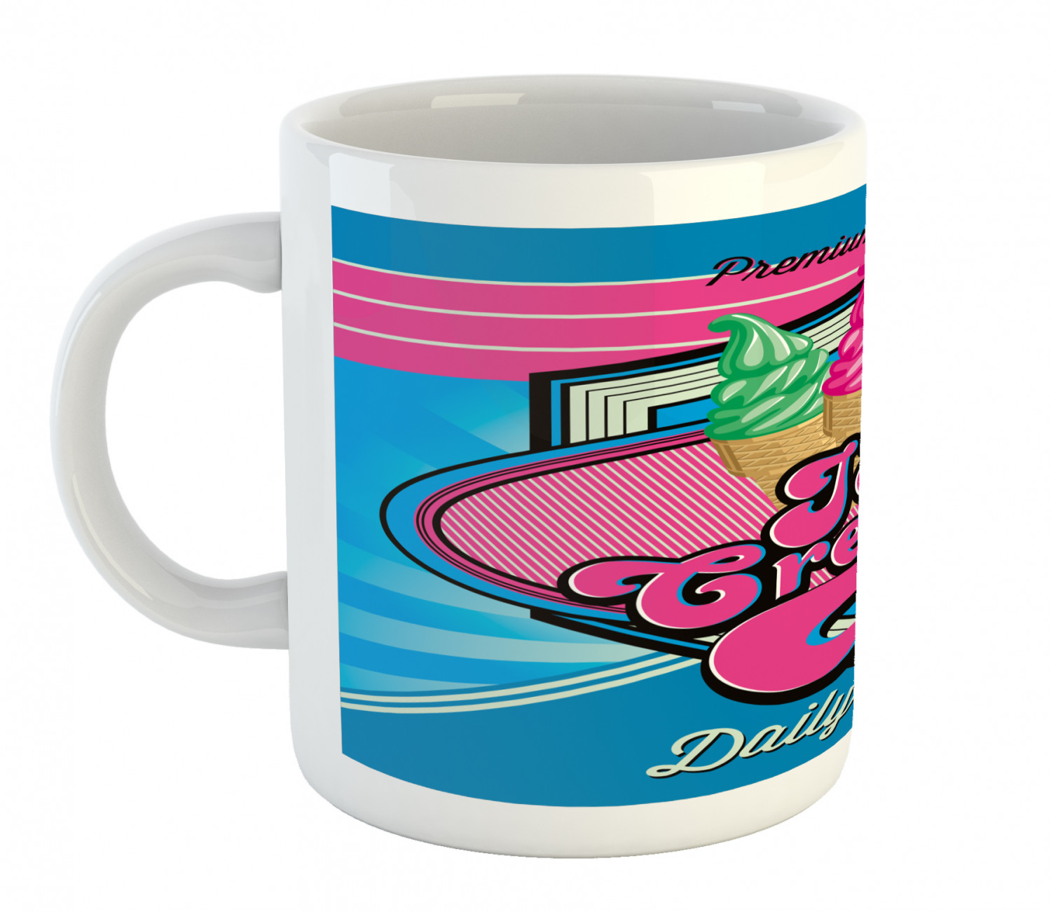 Ambesonne Vintage Home Ceramic Coffee Mug Cup for Water Tea Drinks, 11 oz - Picture 123 of 244