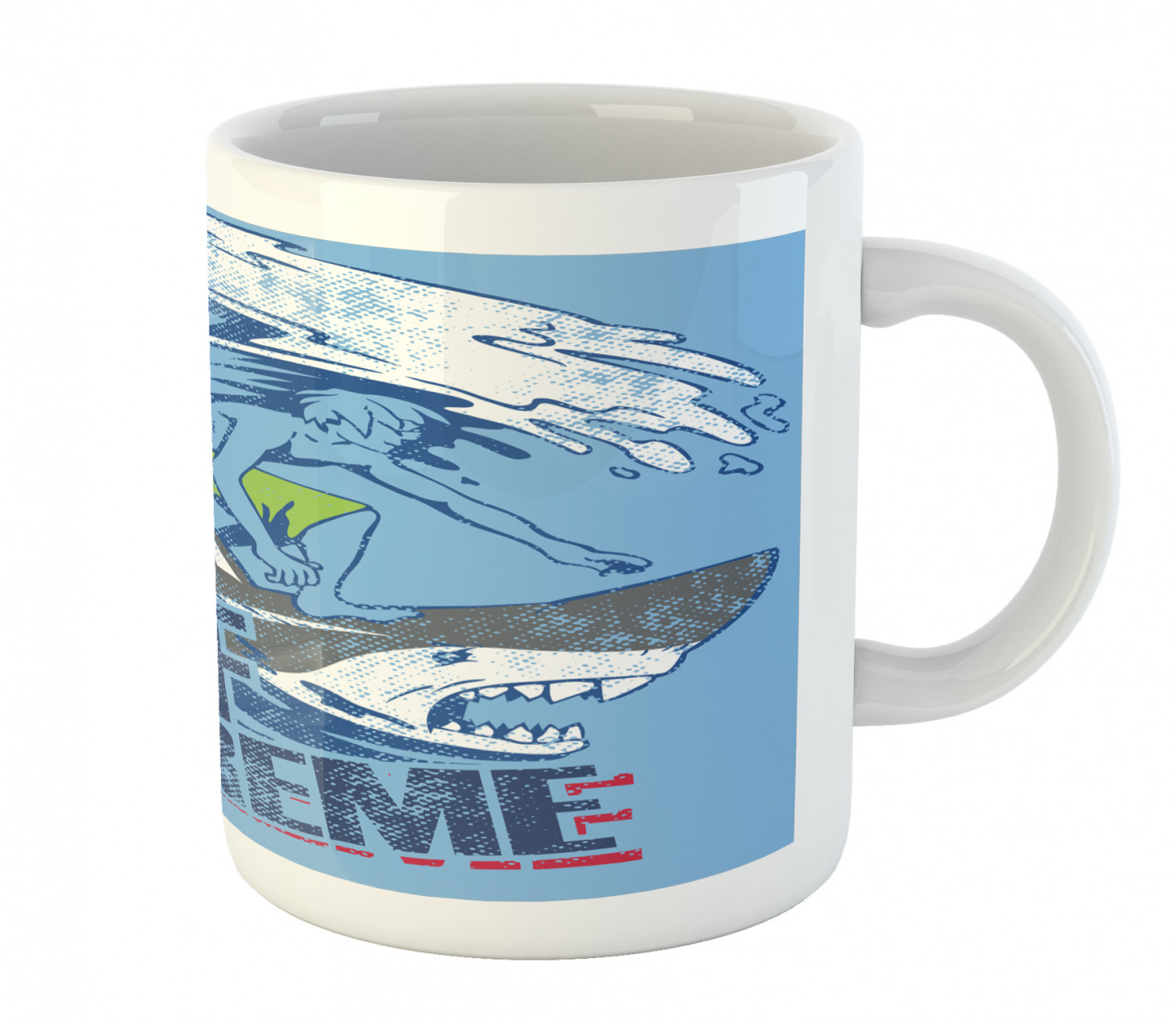 Ambesonne Vintage Home Ceramic Coffee Mug Cup for Water Tea Drinks, 11 oz - Picture 90 of 244
