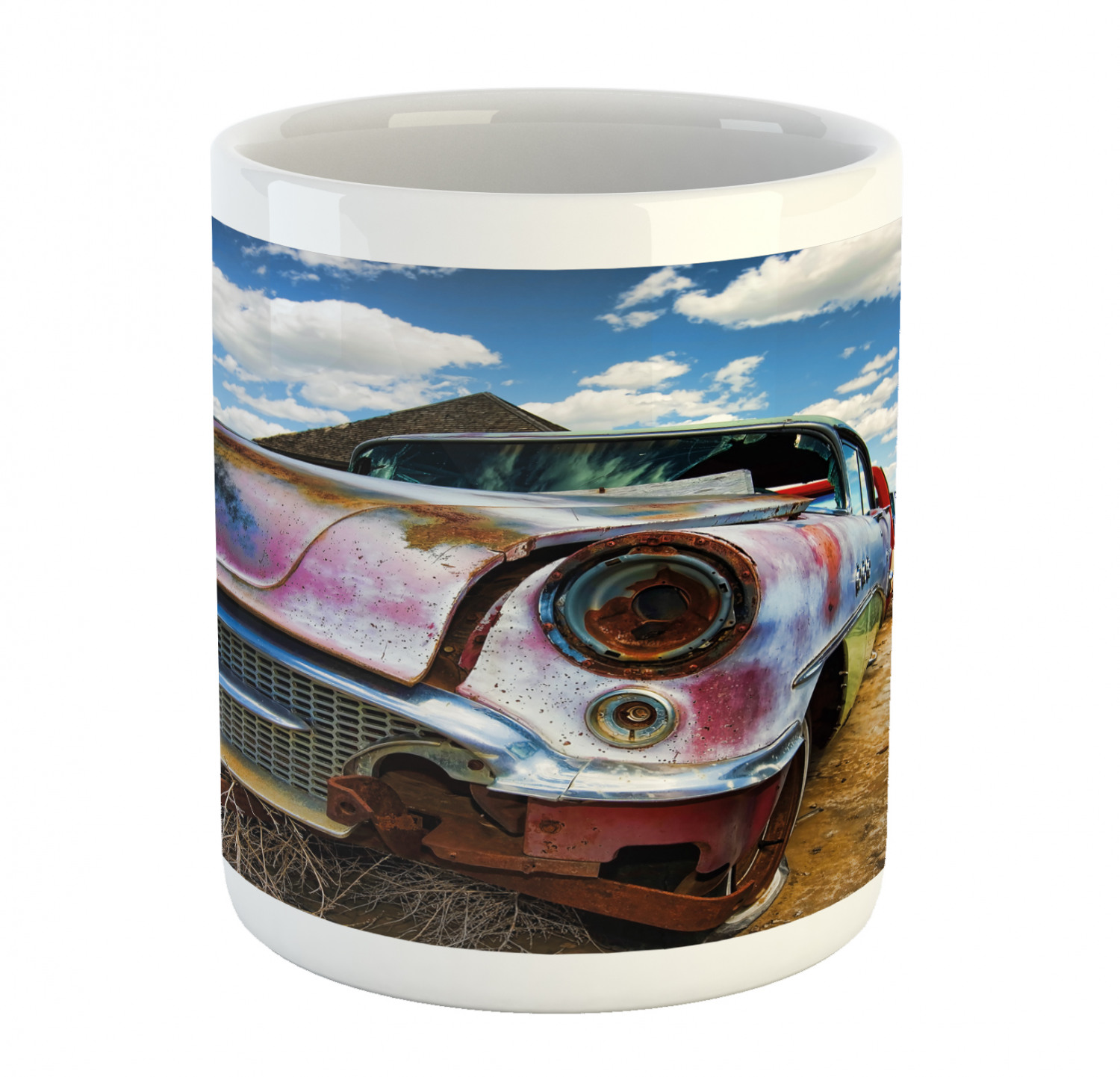 Ambesonne Vintage Home Ceramic Coffee Mug Cup for Water Tea Drinks, 11 oz - Picture 209 of 244
