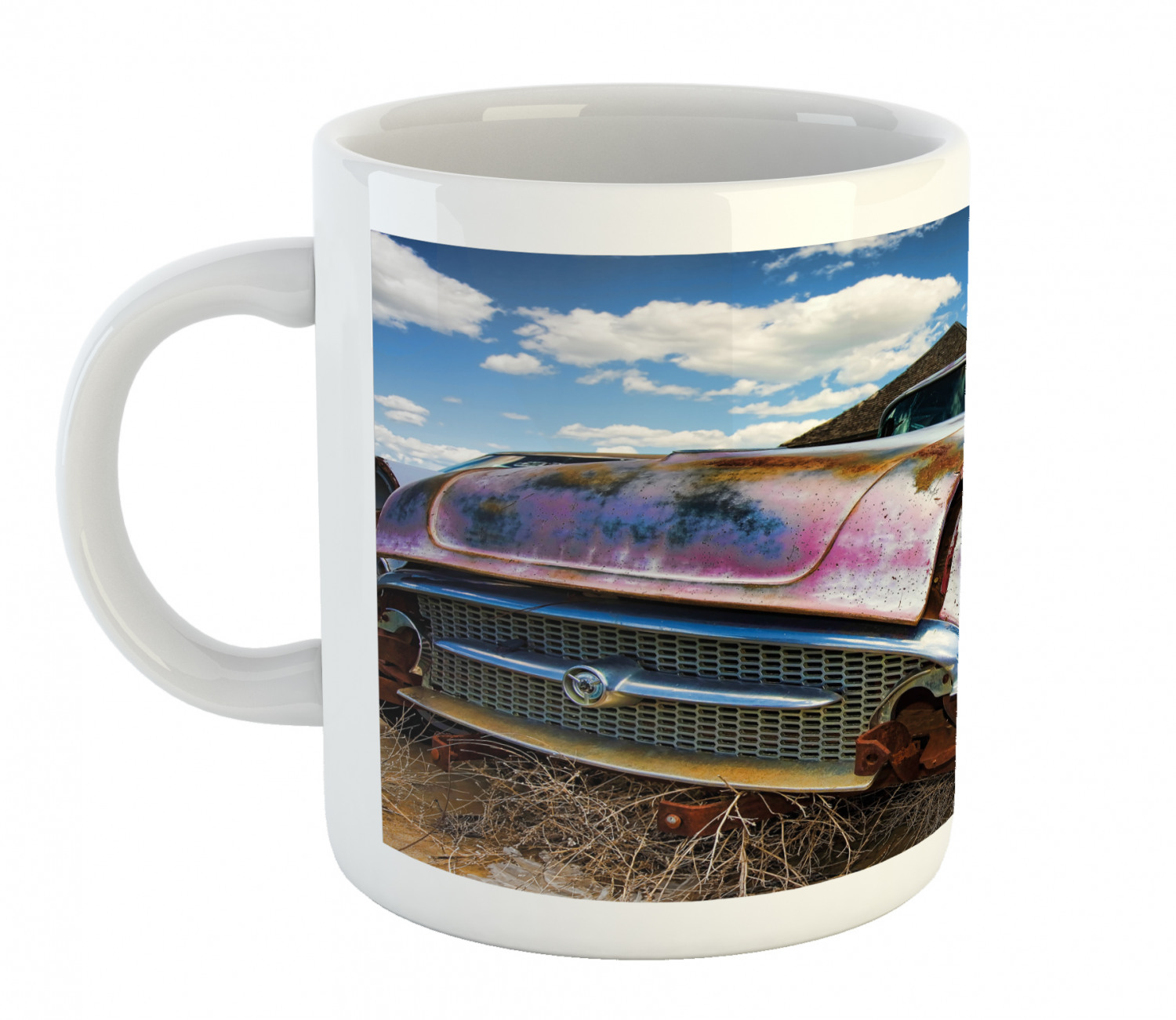 Ambesonne Vintage Home Ceramic Coffee Mug Cup for Water Tea Drinks, 11 oz - Picture 211 of 244