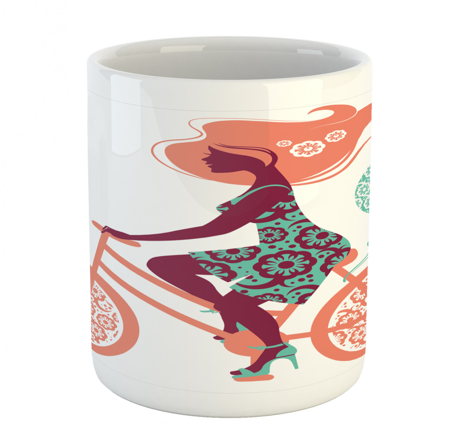 Foliage Floral Ceramic Coffee Mug Cup for Water Tea Drinks, 11 oz - Picture 65 of 236