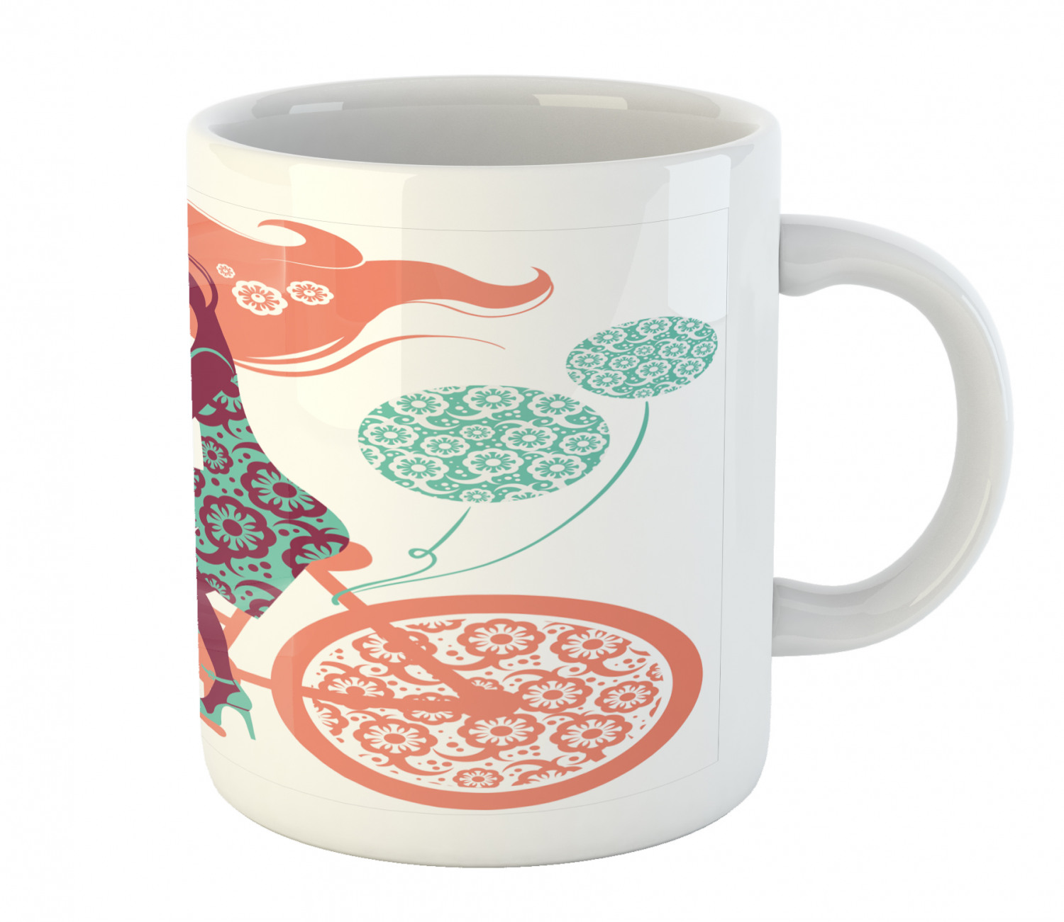 Foliage Floral Ceramic Coffee Mug Cup for Water Tea Drinks, 11 oz - Picture 66 of 236