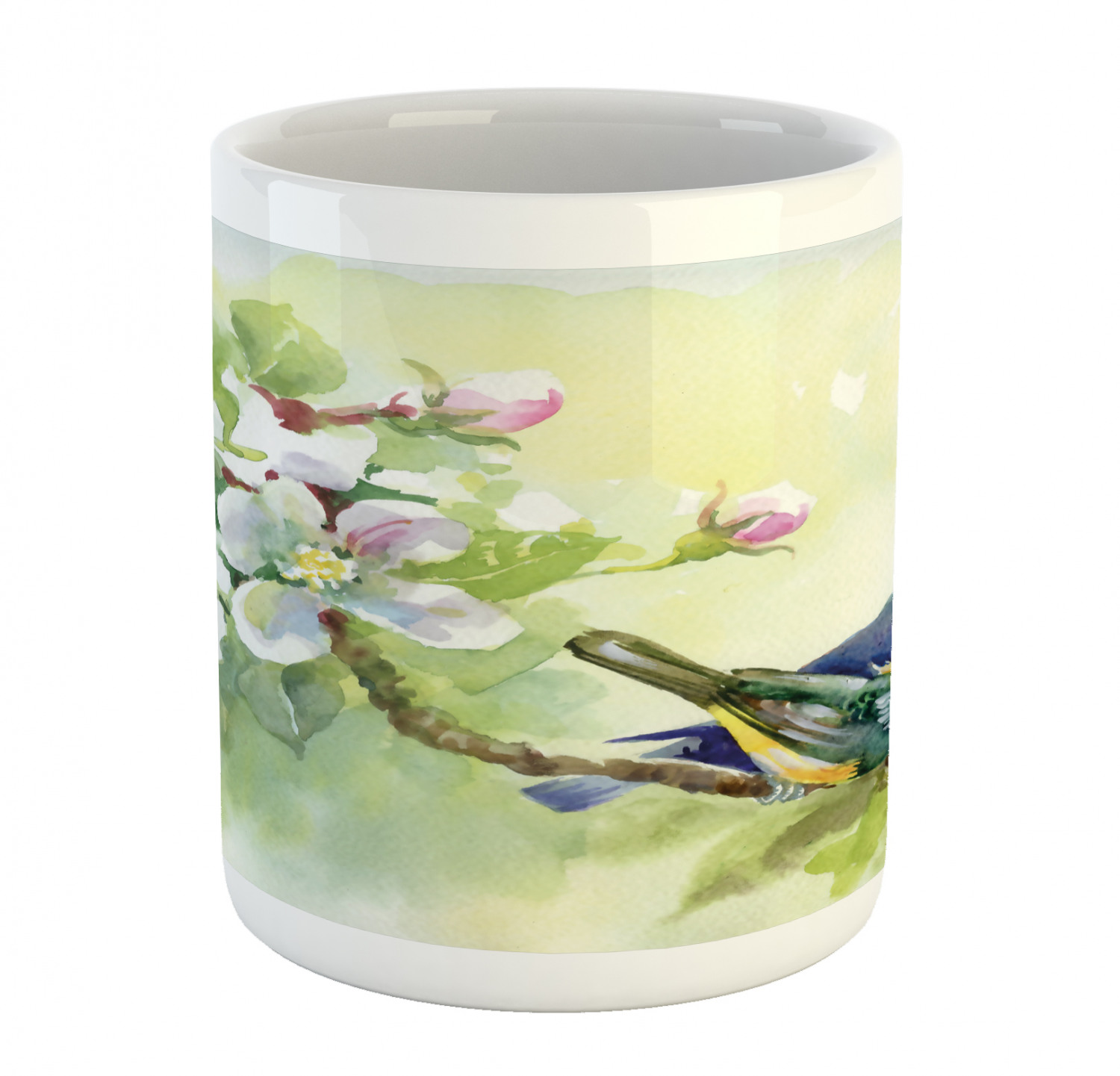 Ambesonne Flower Nature Ceramic Coffee Mug Cup for Water Tea Drinks, 11 oz - Picture 229 of 244