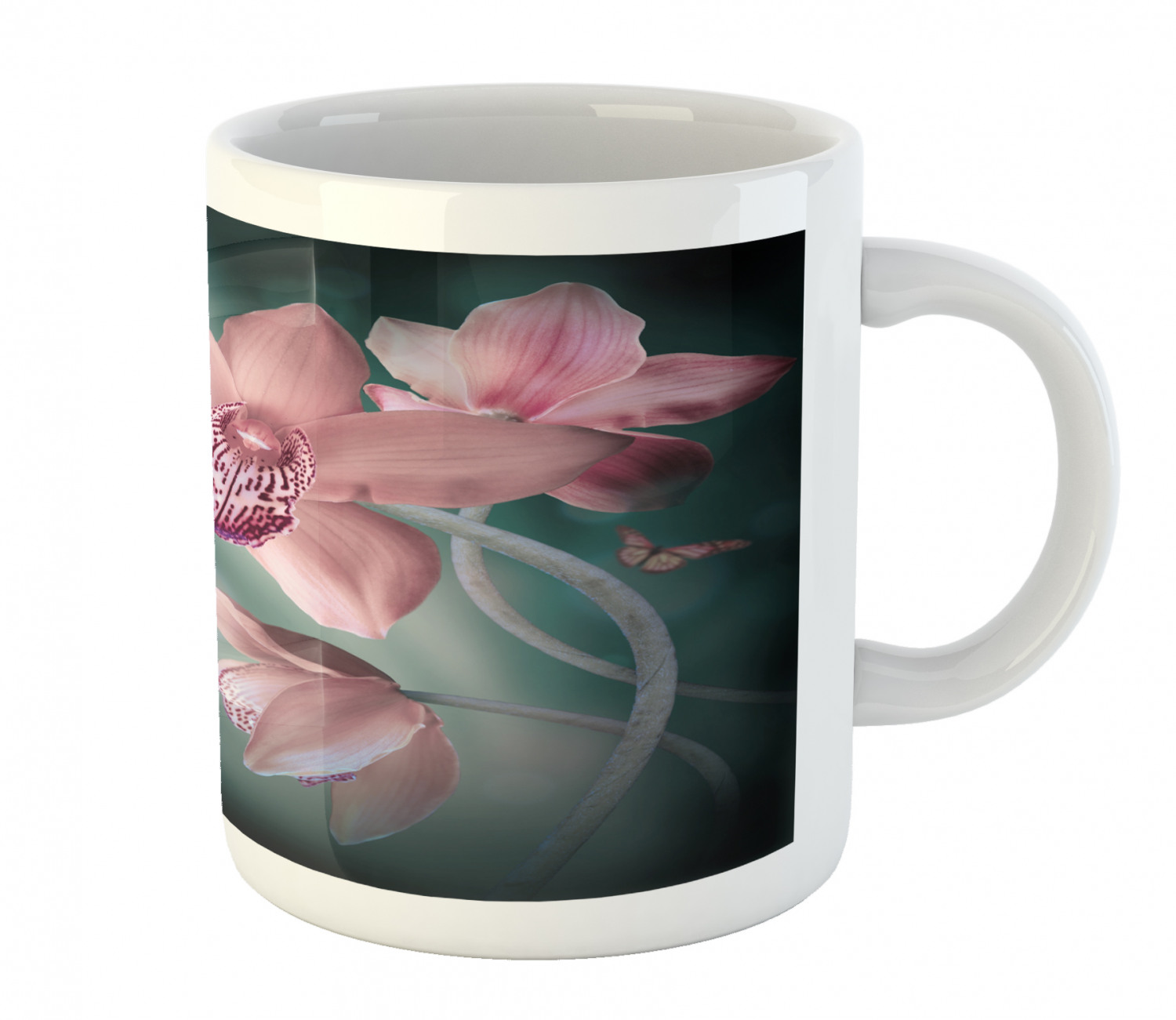 Foliage Floral Ceramic Coffee Mug Cup for Water Tea Drinks, 11 oz - Picture 118 of 236