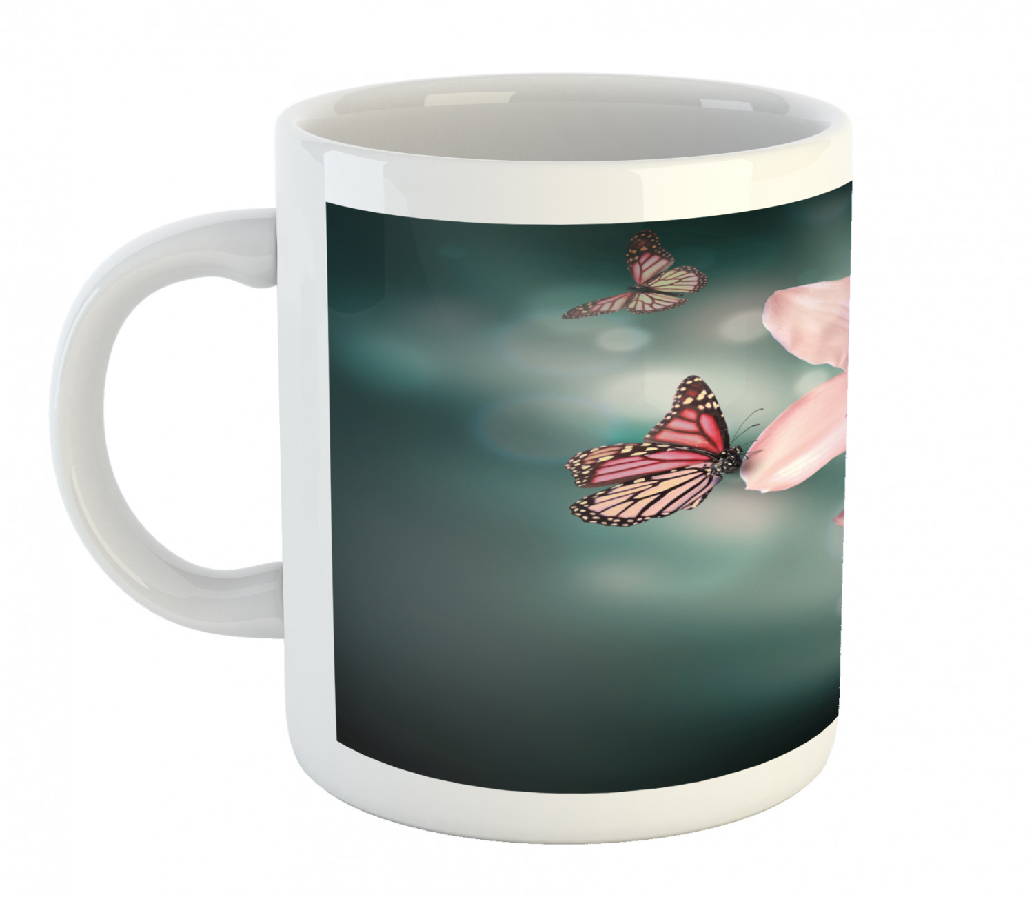 Foliage Floral Ceramic Coffee Mug Cup for Water Tea Drinks, 11 oz - Picture 119 of 236